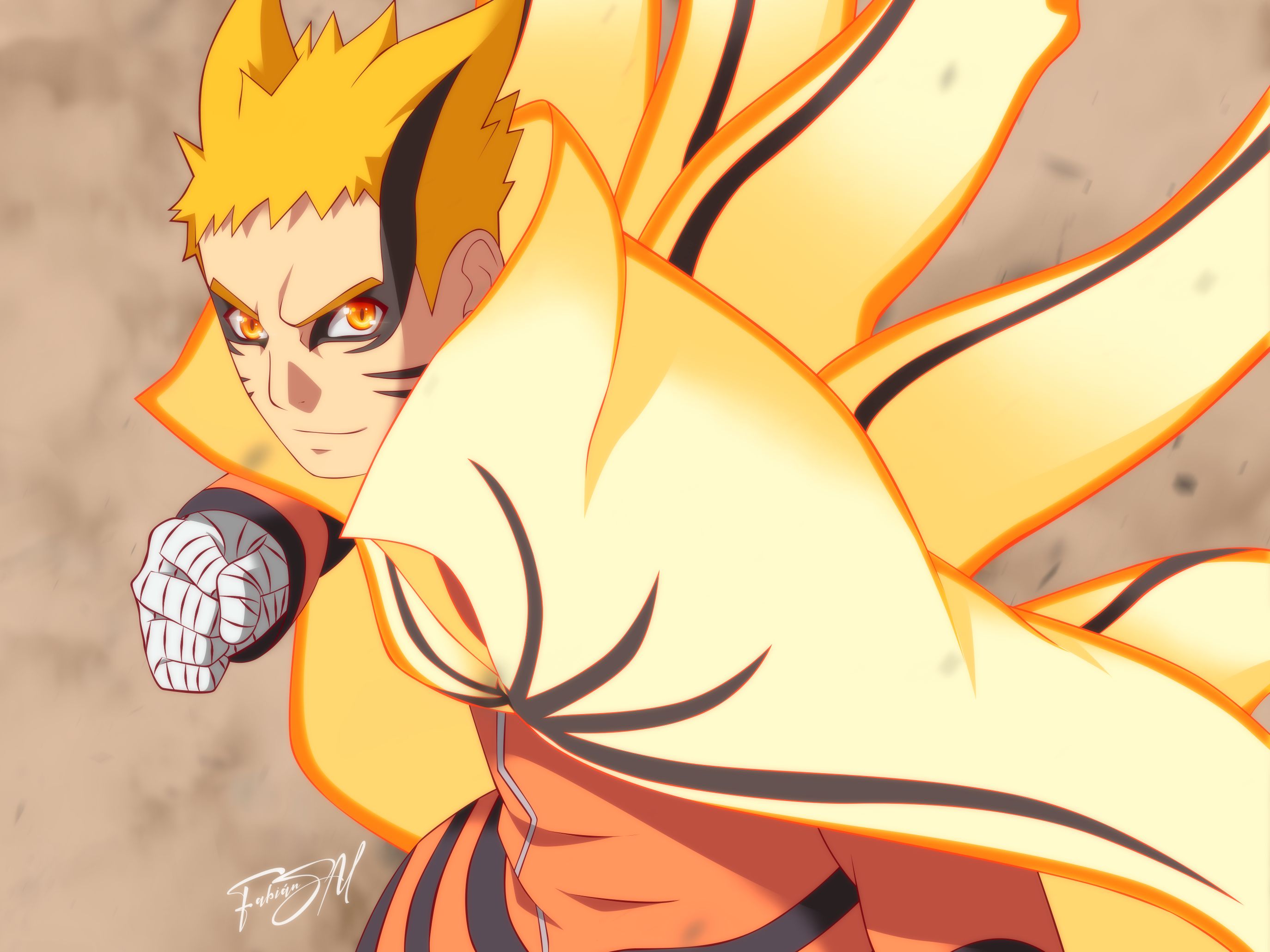Naruto Baryon Mode 🔥 4K Phone iPhone Wallpaper #2410c