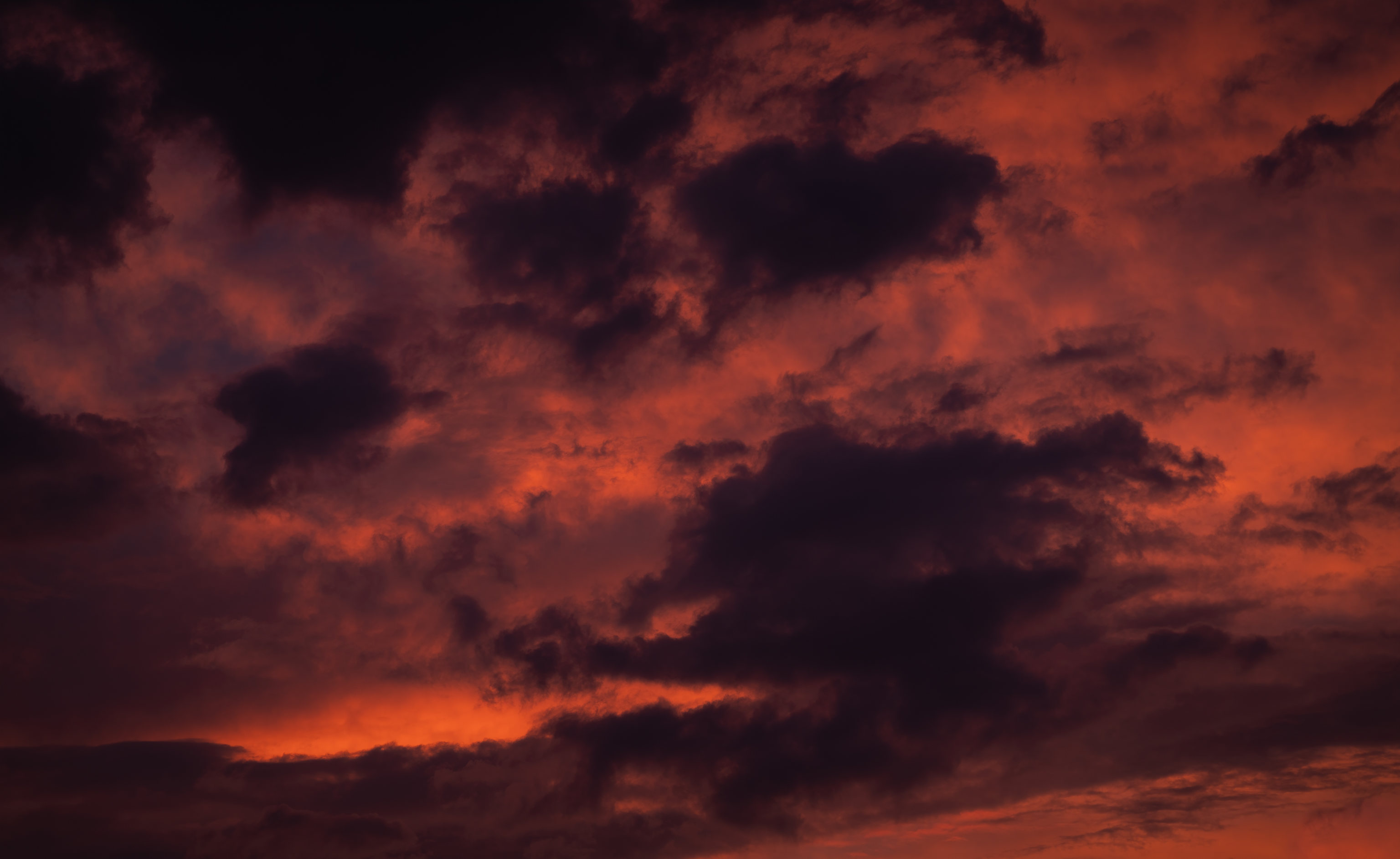 clouds, nature, sunset, sky, pink, twilight, dusk Desktop home screen Wallpaper