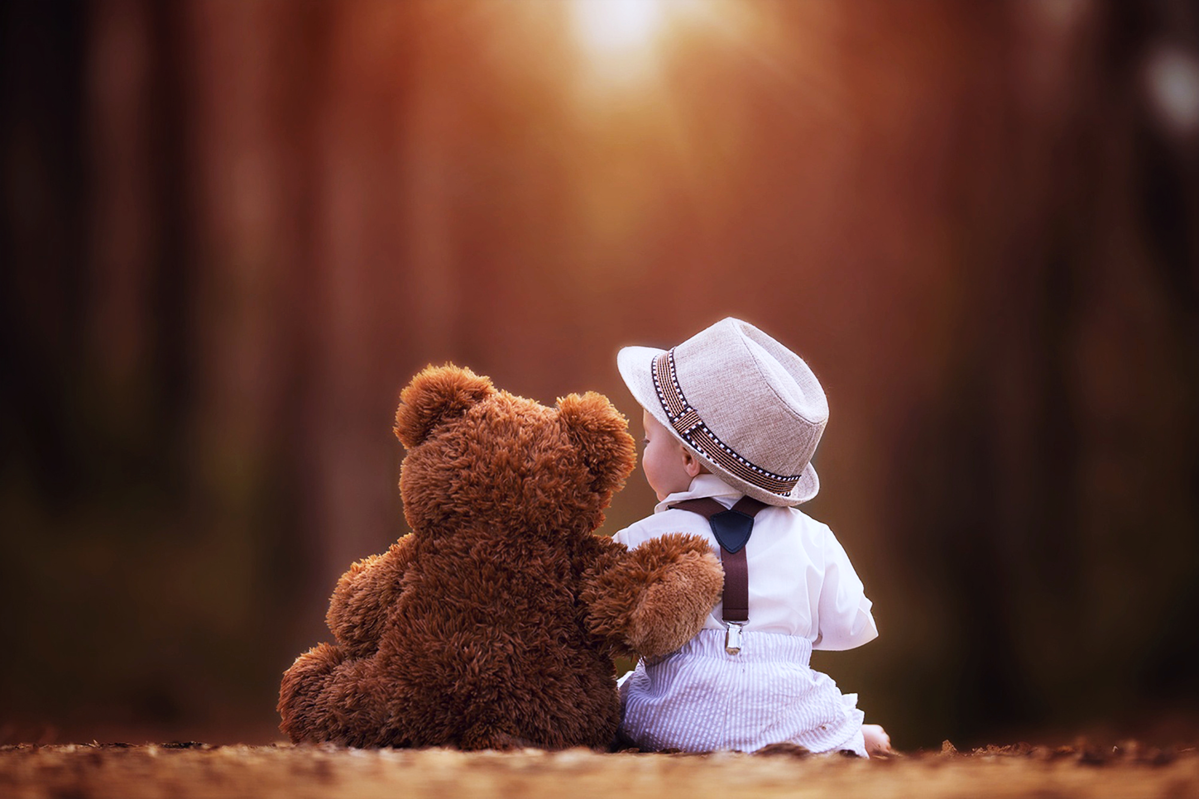 child, teddy bear, photography