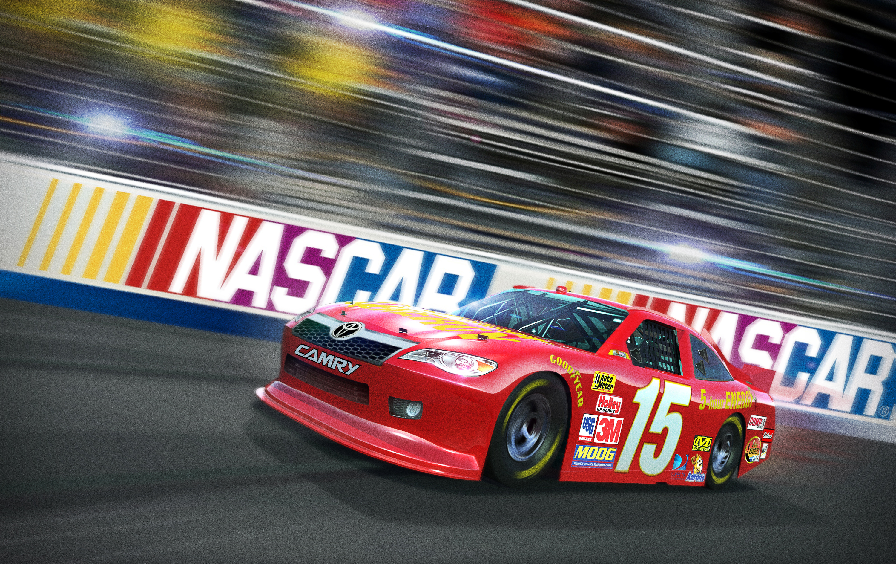 Free download wallpaper Cars, 2015, Nascar, Races, Art on your PC desktop