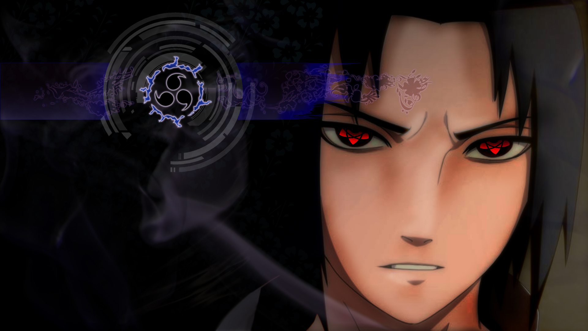 sasuke uchiha, naruto, anime Smartphone Background