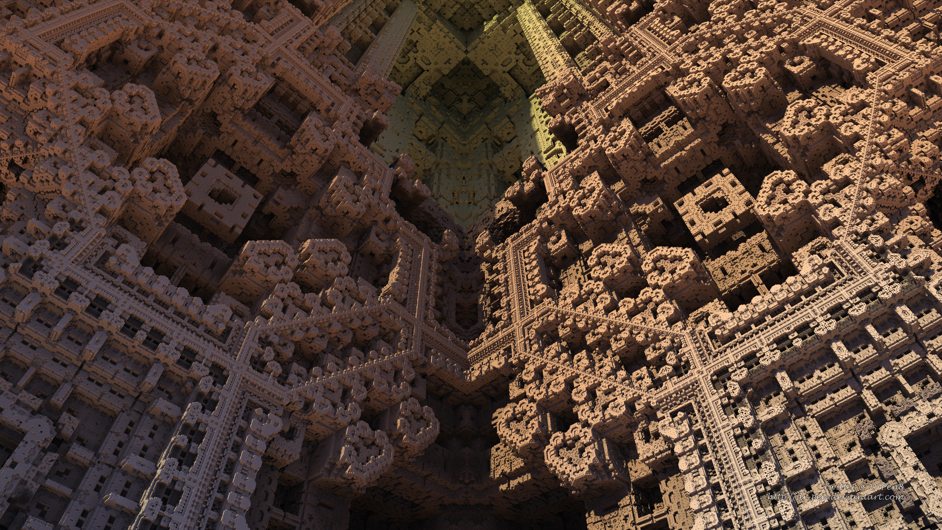 Download mobile wallpaper Abstract, 3D, Brown, Fractal, Geometry, Cgi, Mandelbulb 3D for free.