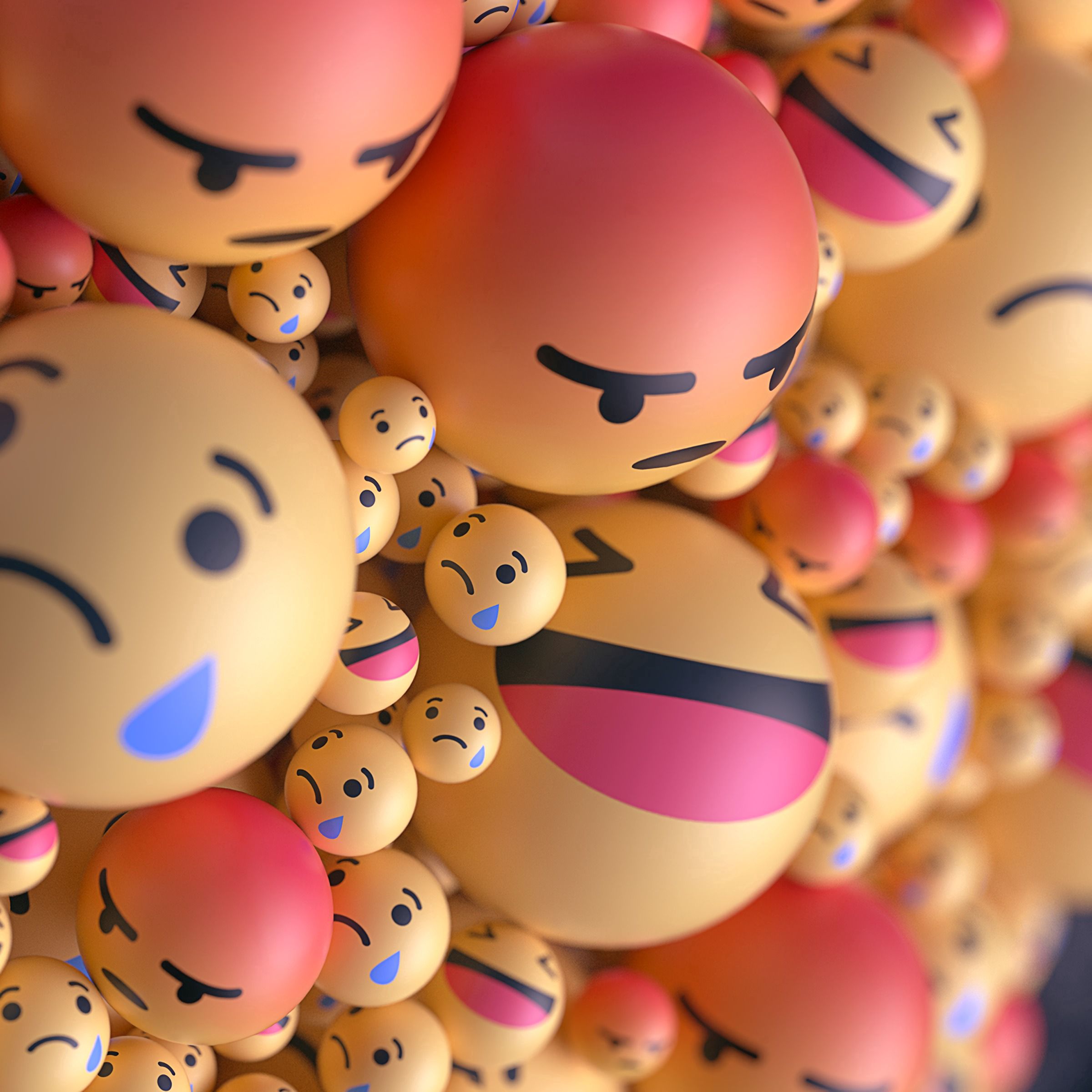 3d, emoticons, smiles, balloons, taw, smilies, smileys, emotions HD wallpaper