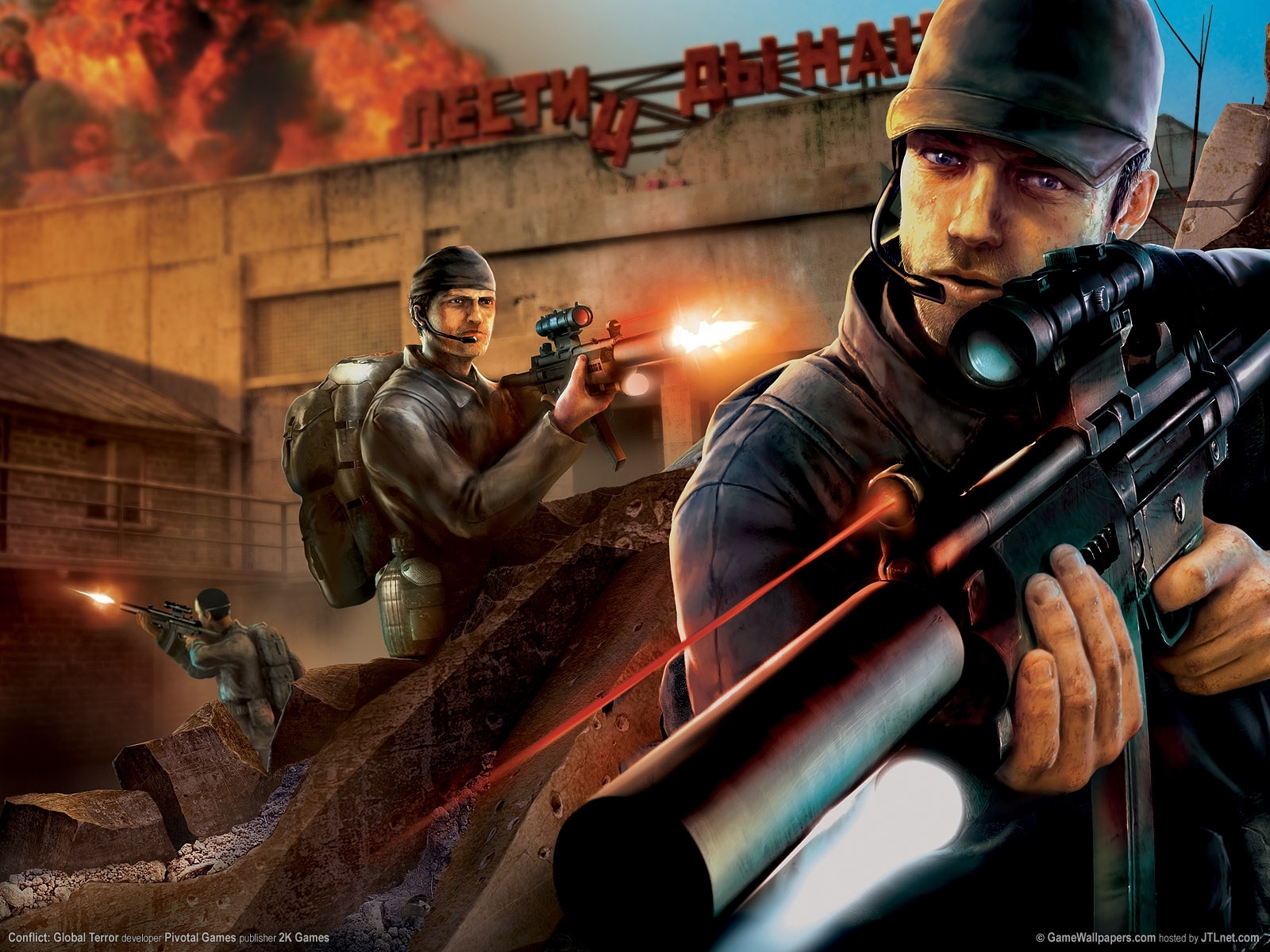 games, men, conflict: global terror Desktop Wallpaper