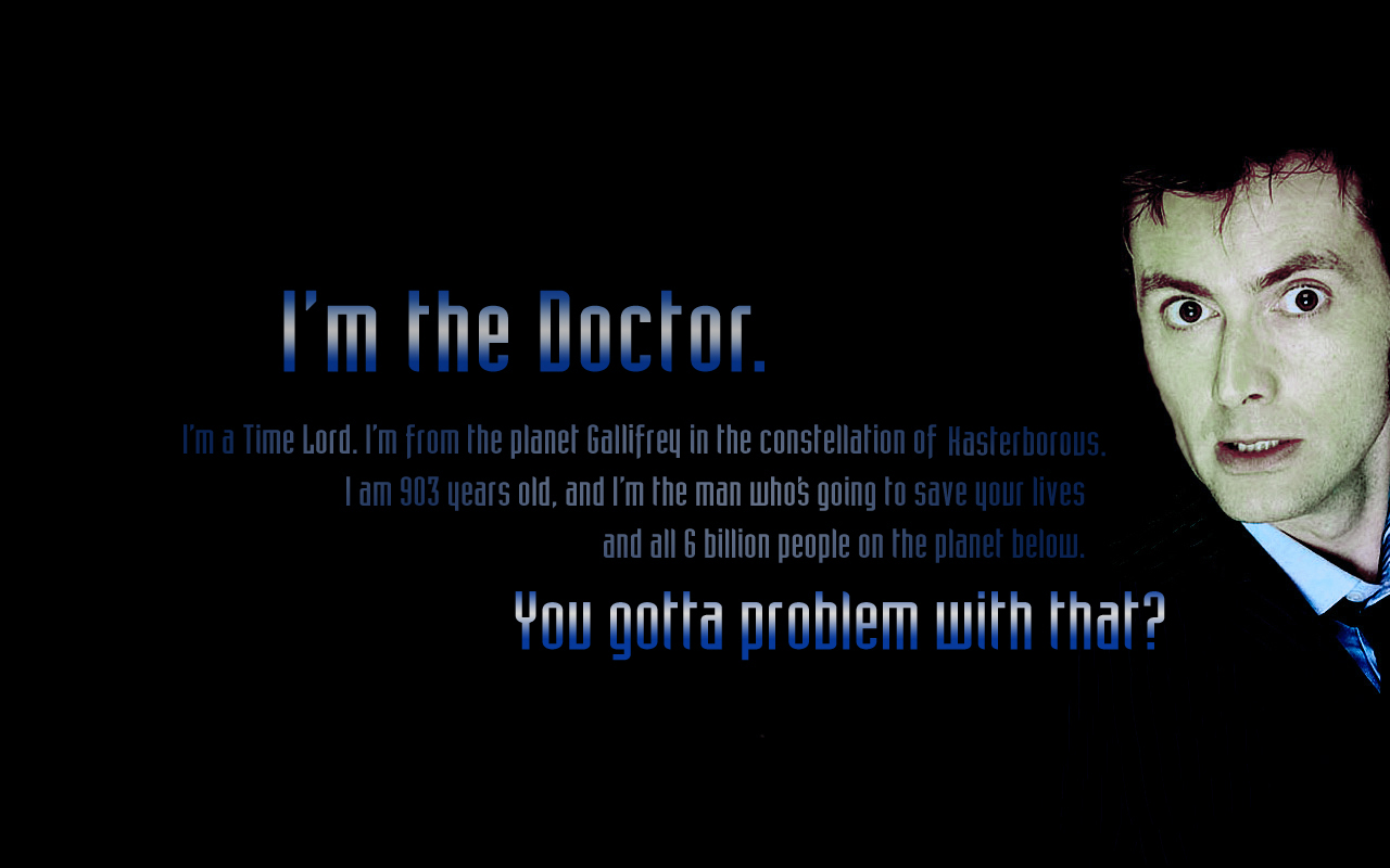Download mobile wallpaper David Tennant, Quote, Doctor Who, Tv Show, Time Lord for free.