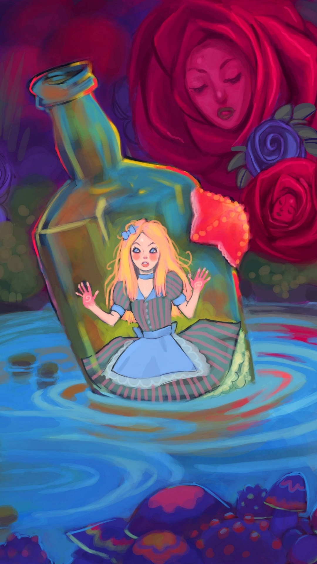 Алиса в стране чудес Дисней обложка