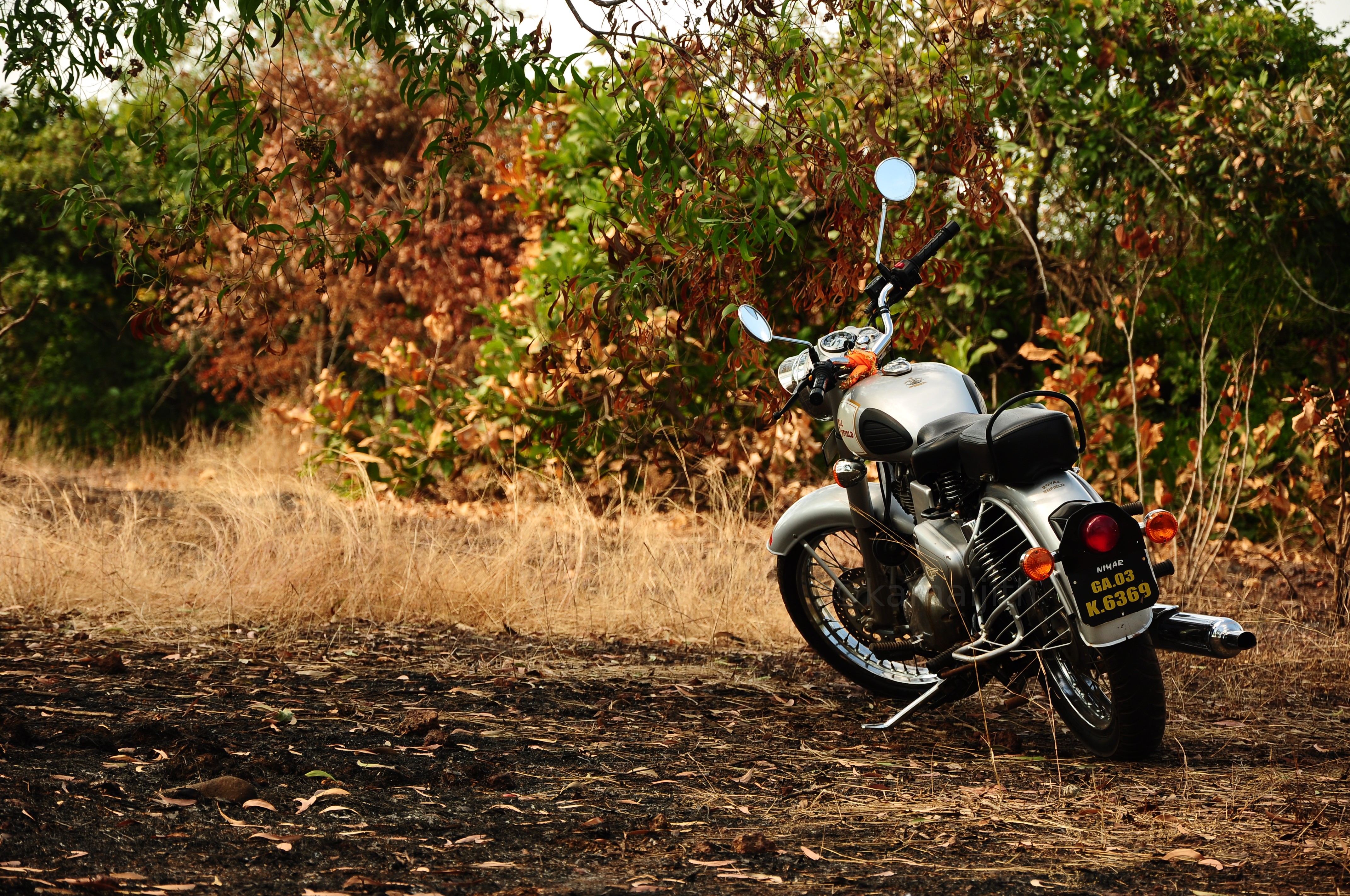 Download mobile wallpaper Autumn, Motorcycle, Motorcycles, Transport for free.