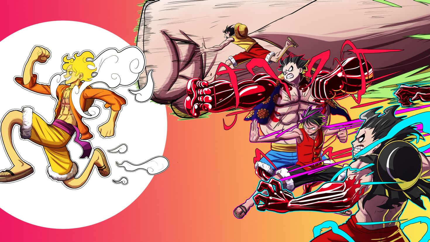 Ван пис 5. Луффи 5 Гир. Луффи 5 Гир арт. Ван Пис Луффи 5 Гир арт. One piece Luffy Gear 5.