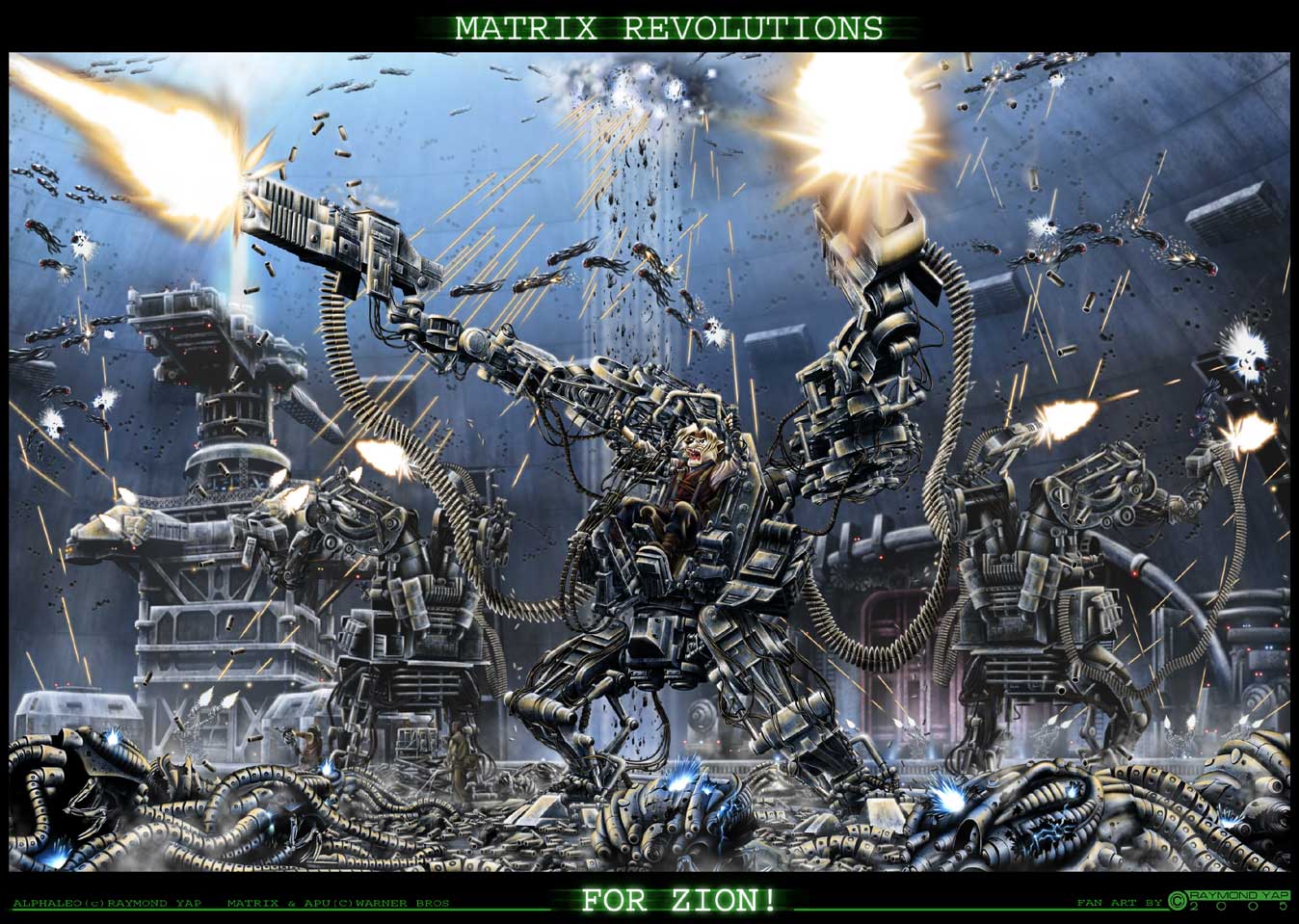Free The Matrix Revolutions Background