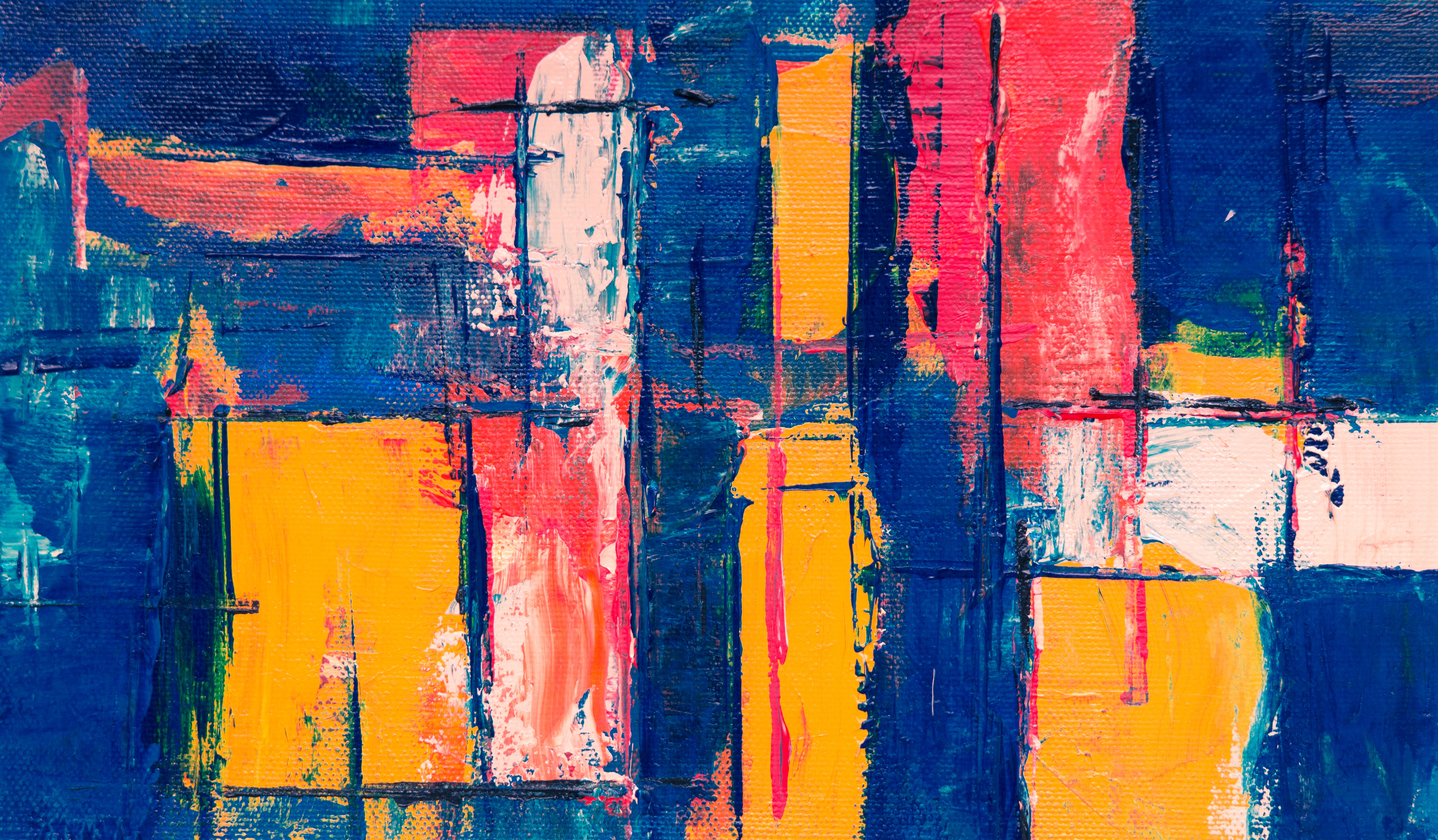 Download background canvas, abstract, multicolored, motley, texture, textures, paint, smears, strokes