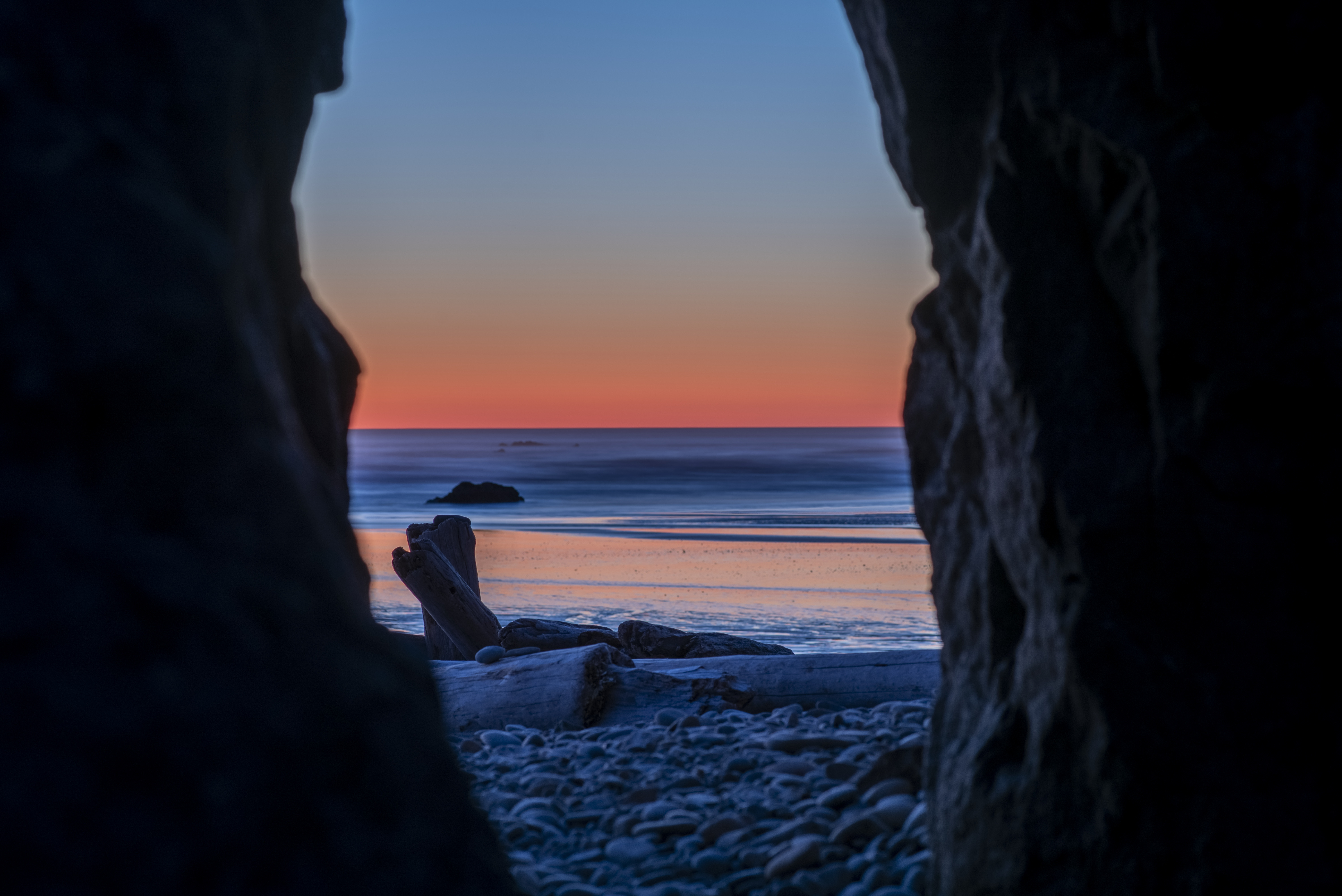 59209 Hintergrundbild herunterladen höhle, natur, sunset, horizont - Bildschirmschoner und Bilder kostenlos