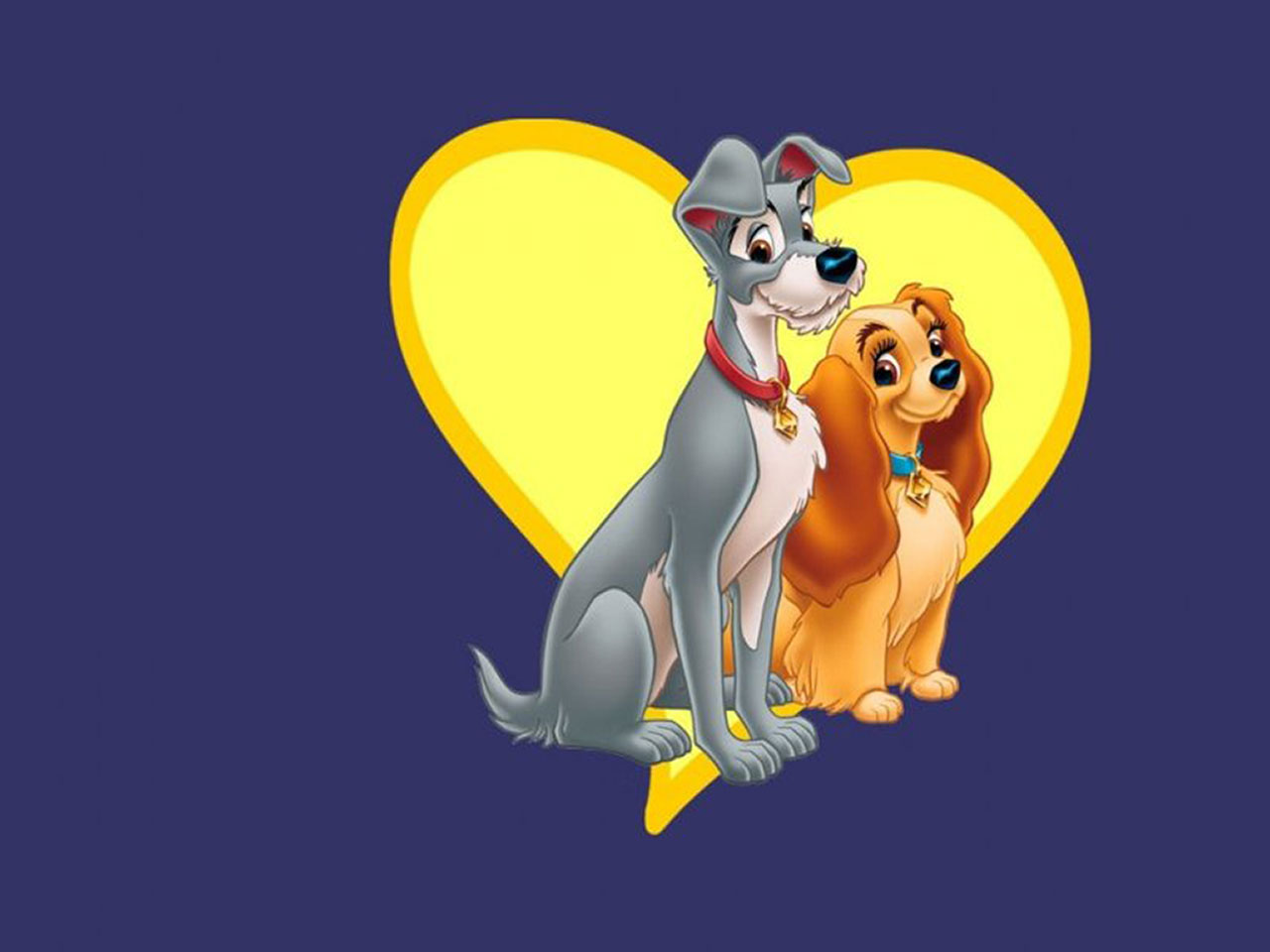  Lady And The Tramp HD Android Wallpapers