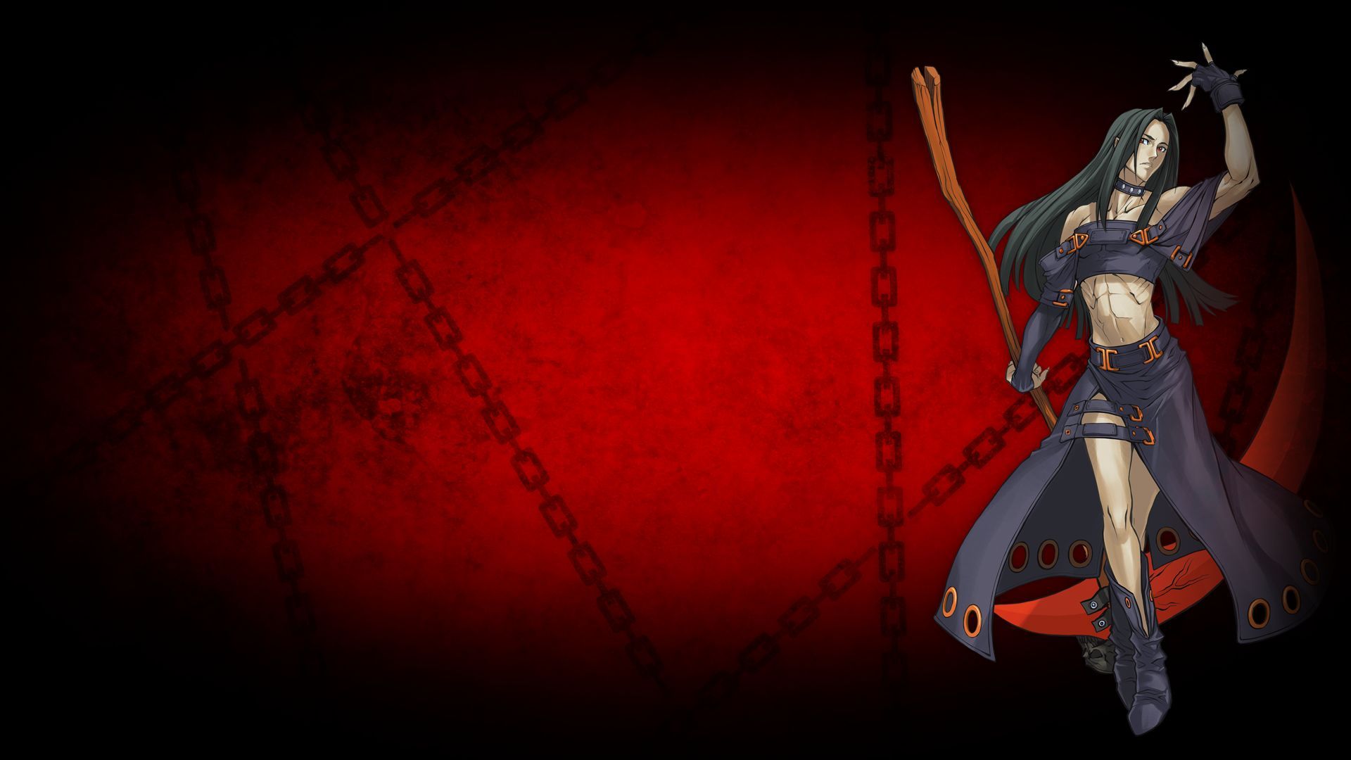 Red Johnny, red, videogame, anime, game, black, johnny, guilty gear, HD  wallpaper | Peakpx
