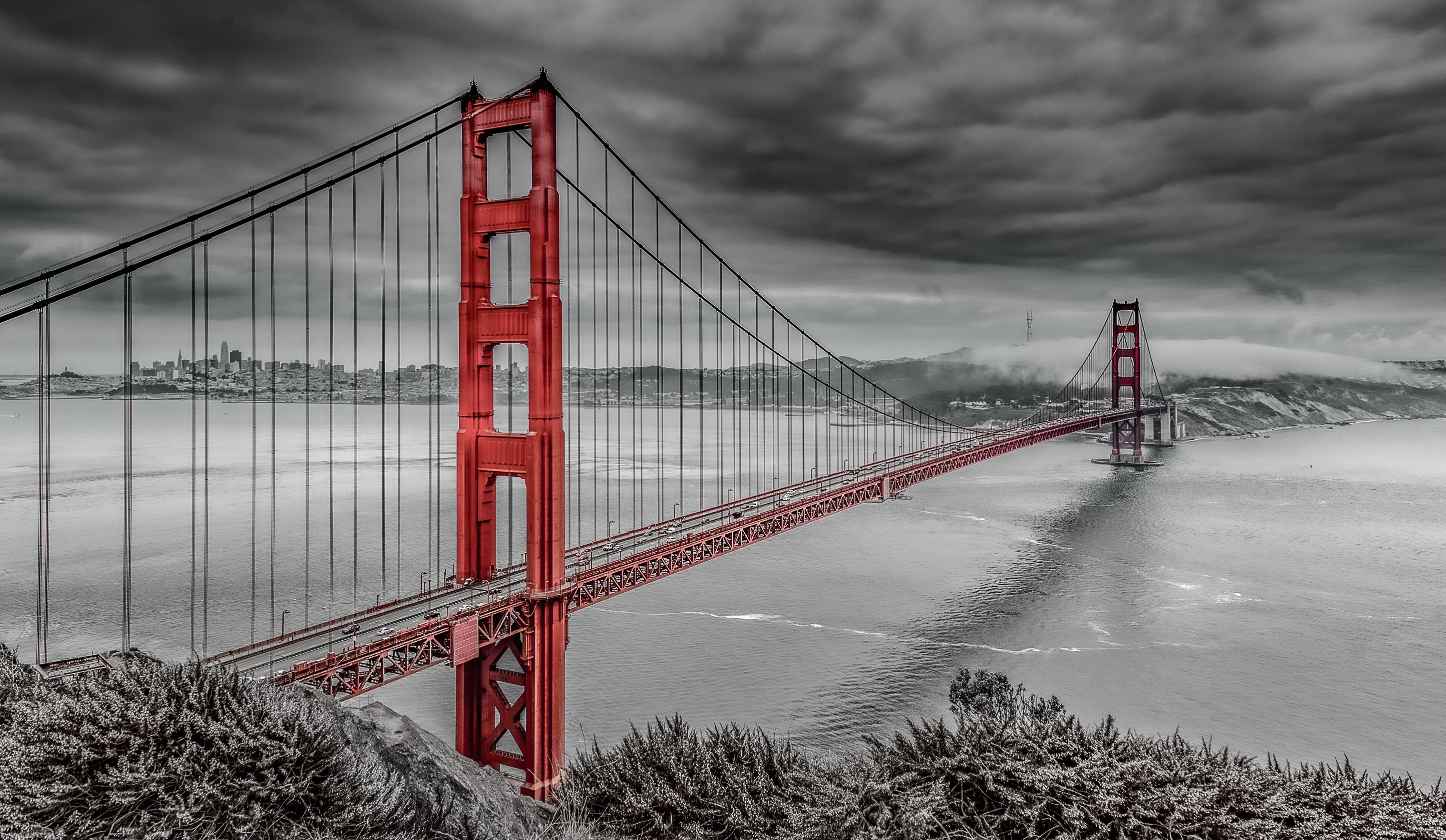 Download mobile wallpaper Bridges, Usa, Bridge, Golden Gate, Man Made for free.