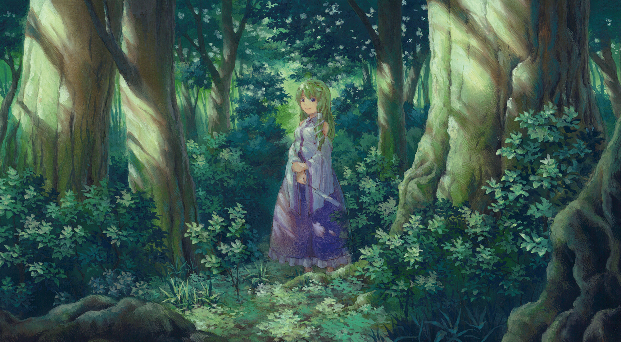 Очаровательный лес аниме