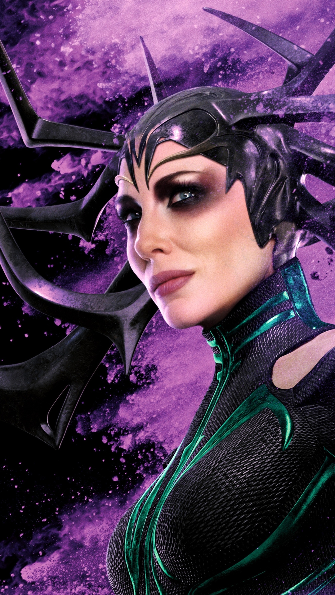 Download Cartoon Hela Illustration Wallpaper | Wallpapers.com