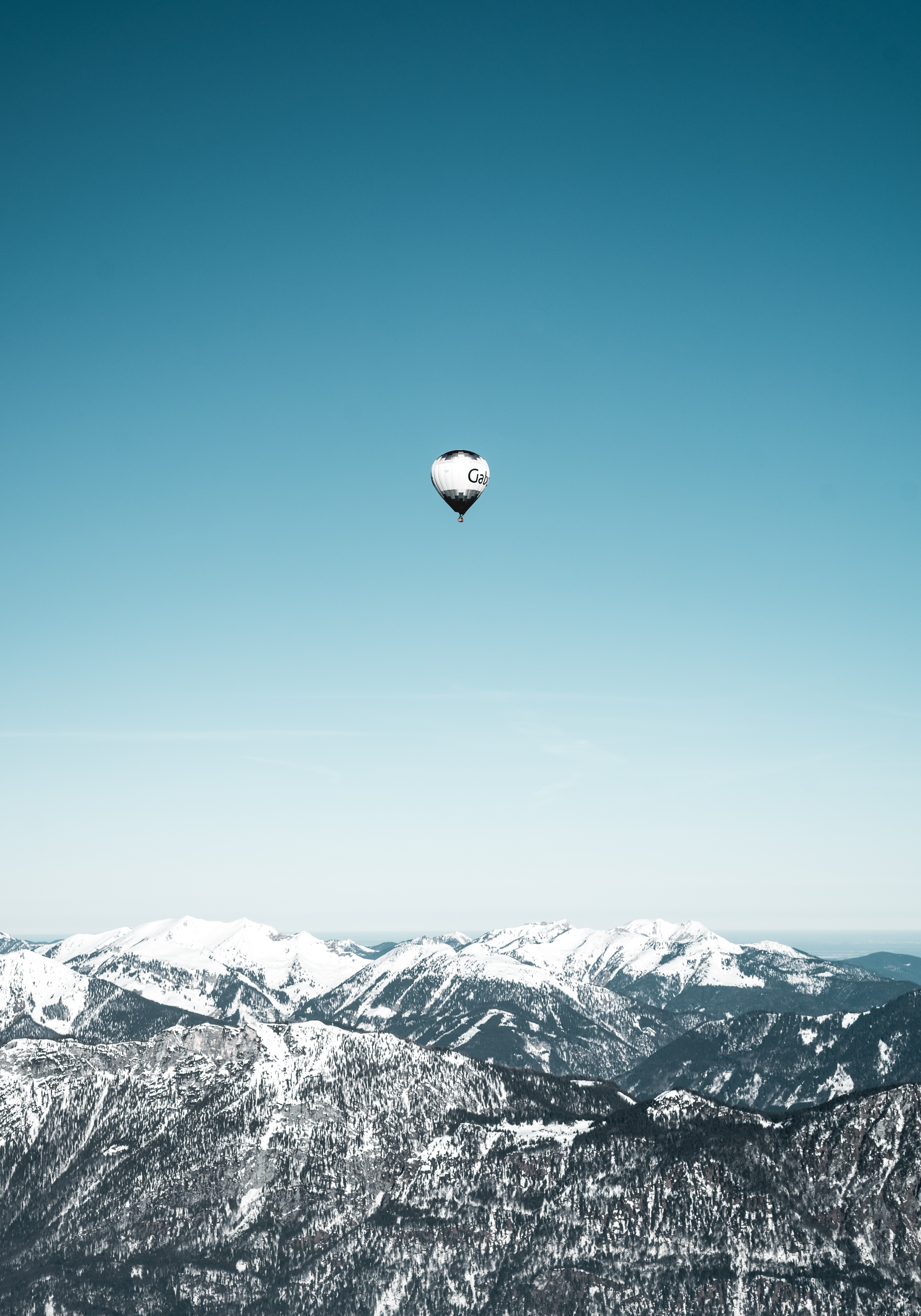 miscellanea, sky, mountains, miscellaneous, flight, height, balloon HD wallpaper
