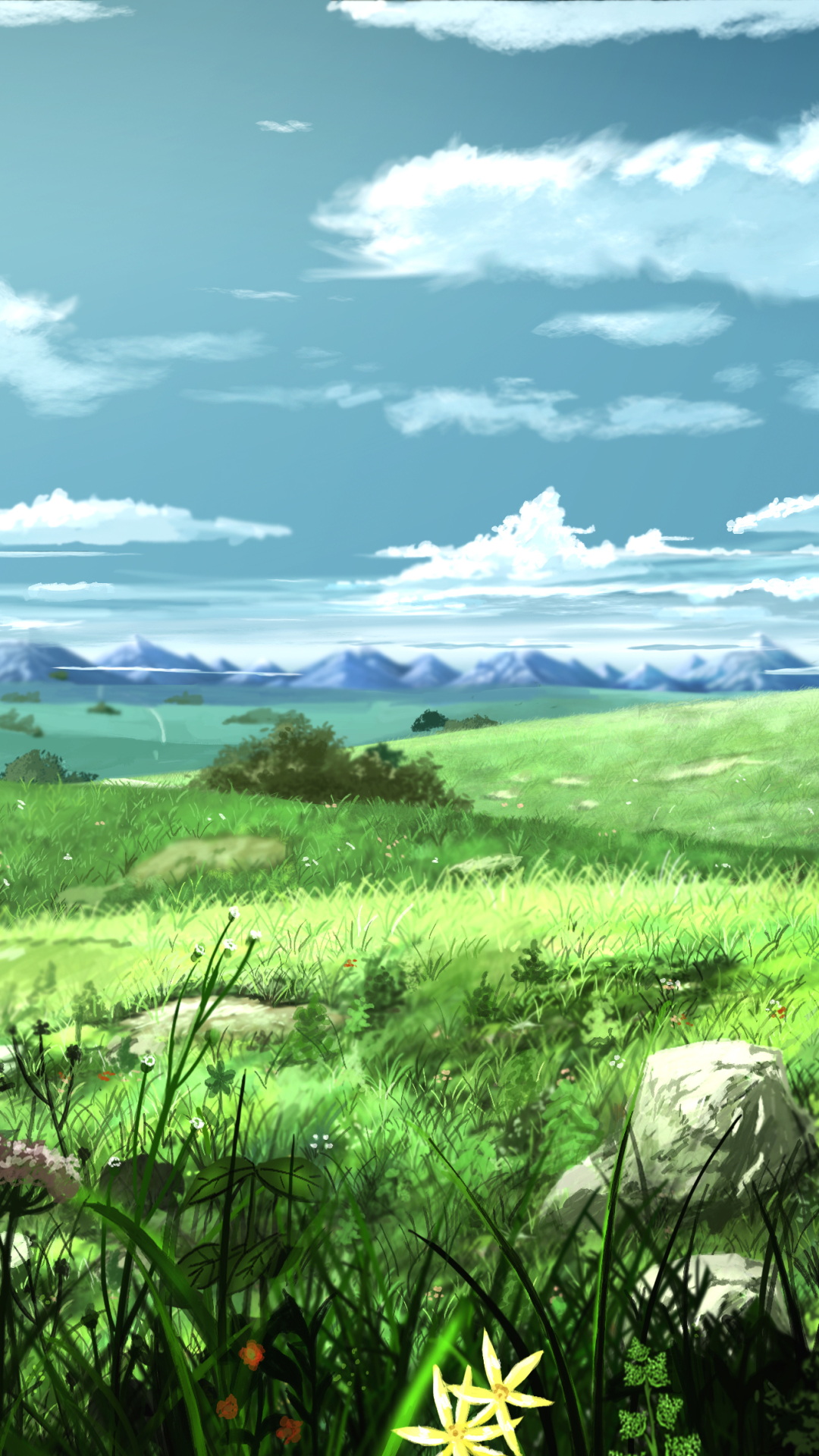 Anime landscape Wallpaper Download  MOONAZ