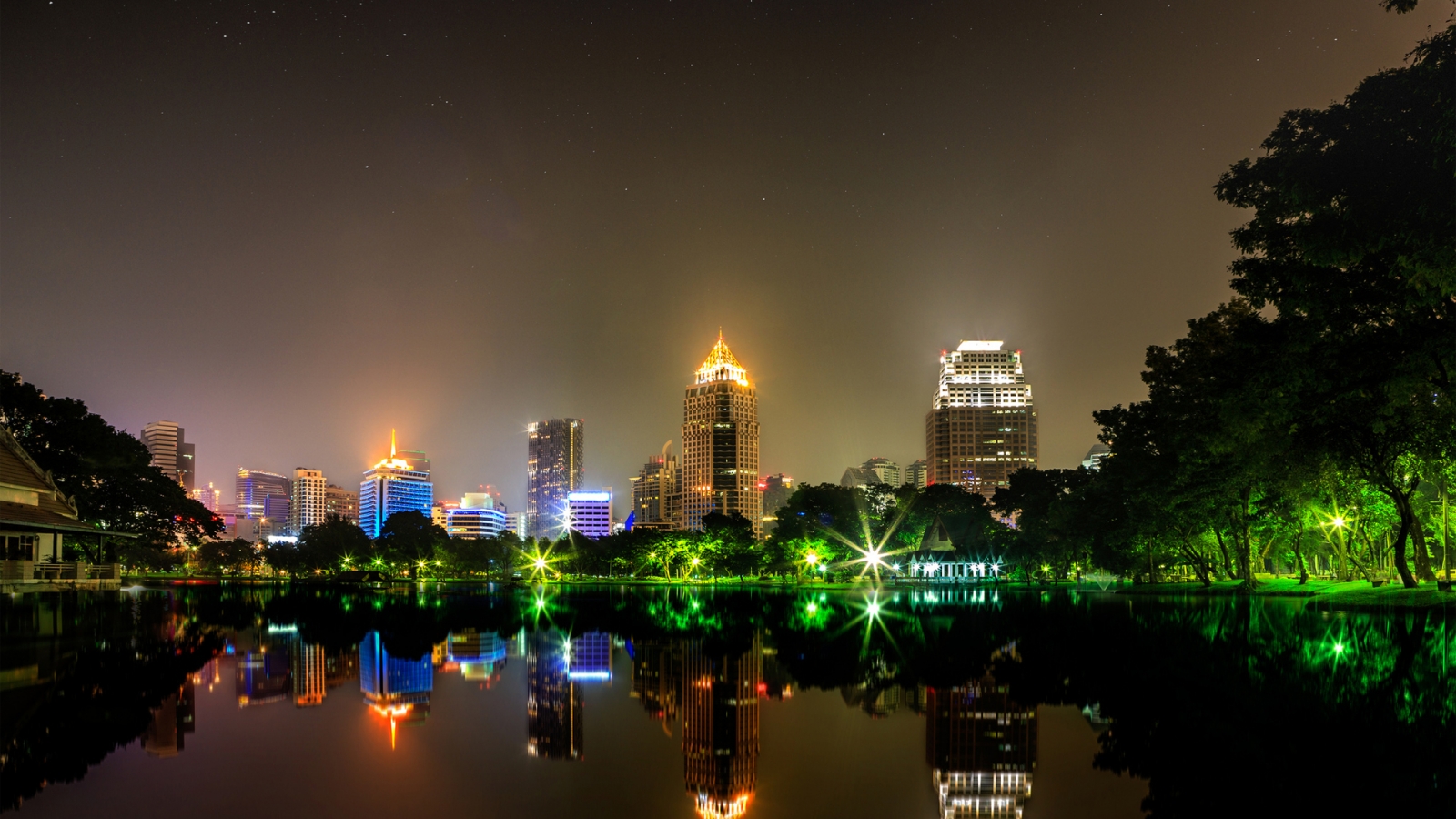 Бангкок город ночью