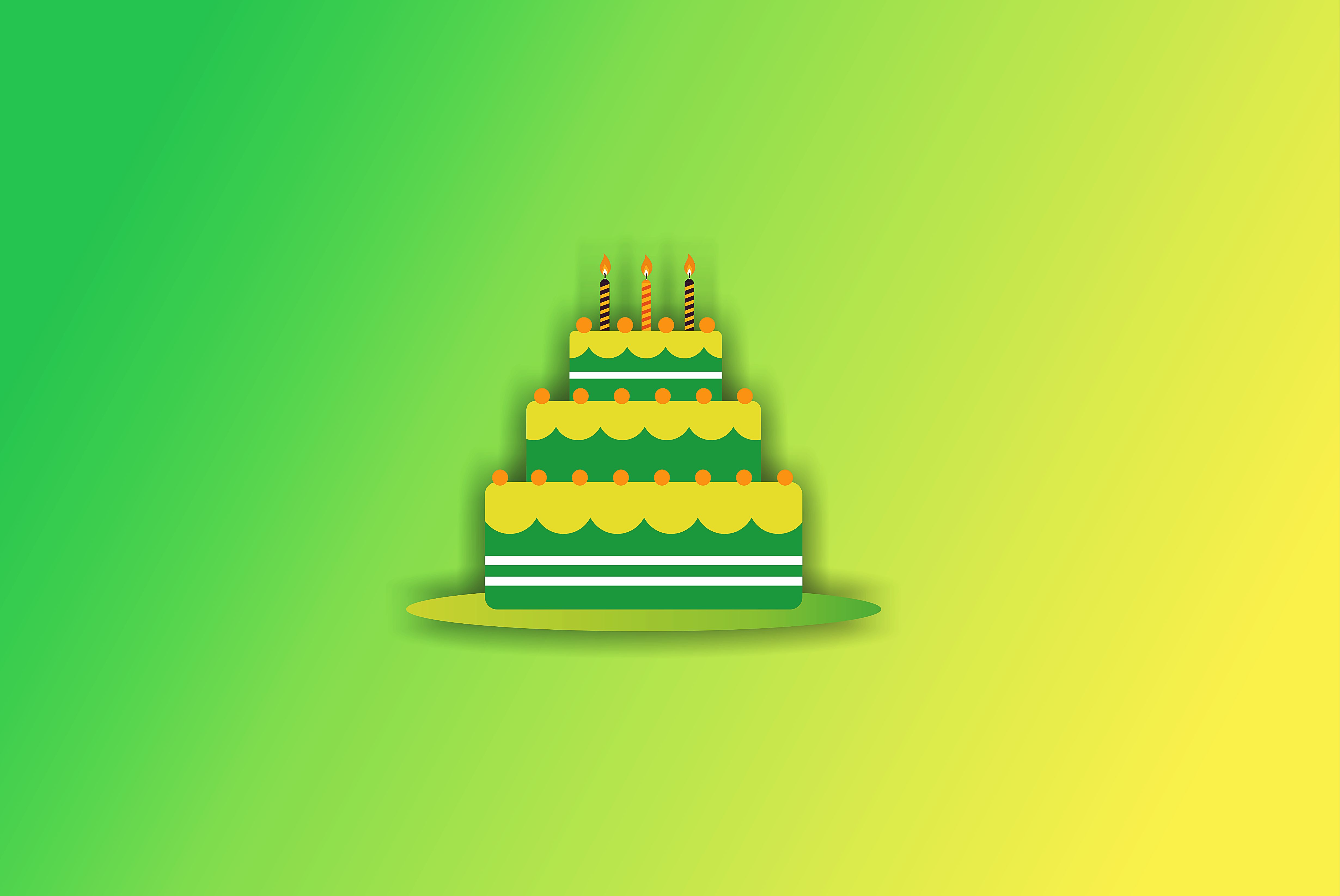 Cake with the number 16 lighted candle. Chroma key. Green Screen. Isolated  Stock Video Footage by ©Veksler #409343136