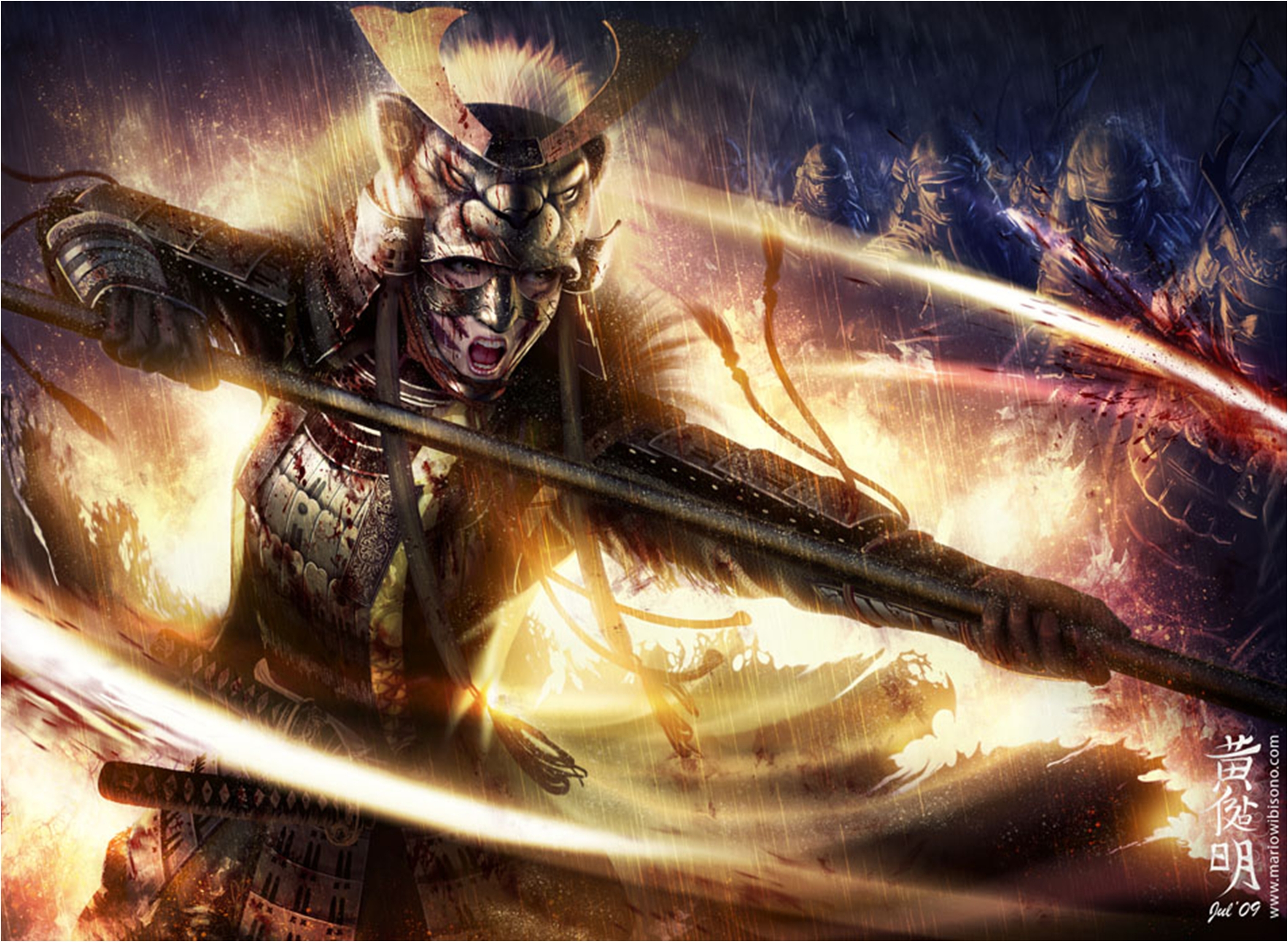 fantasy, legend of the five rings, samurai, warrior 1080p
