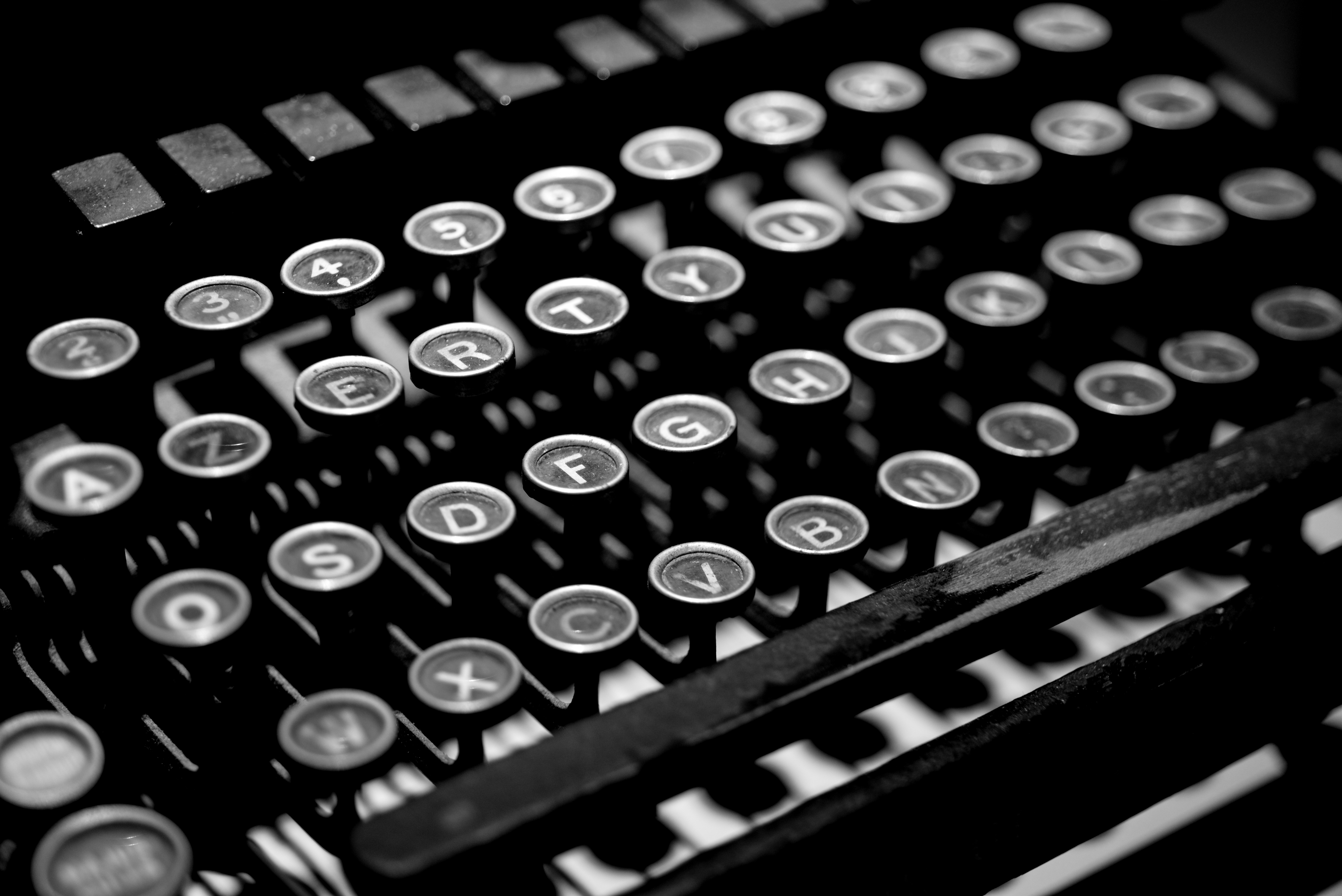 typewriter, miscellaneous, miscellanea, typography, keys, printing house images