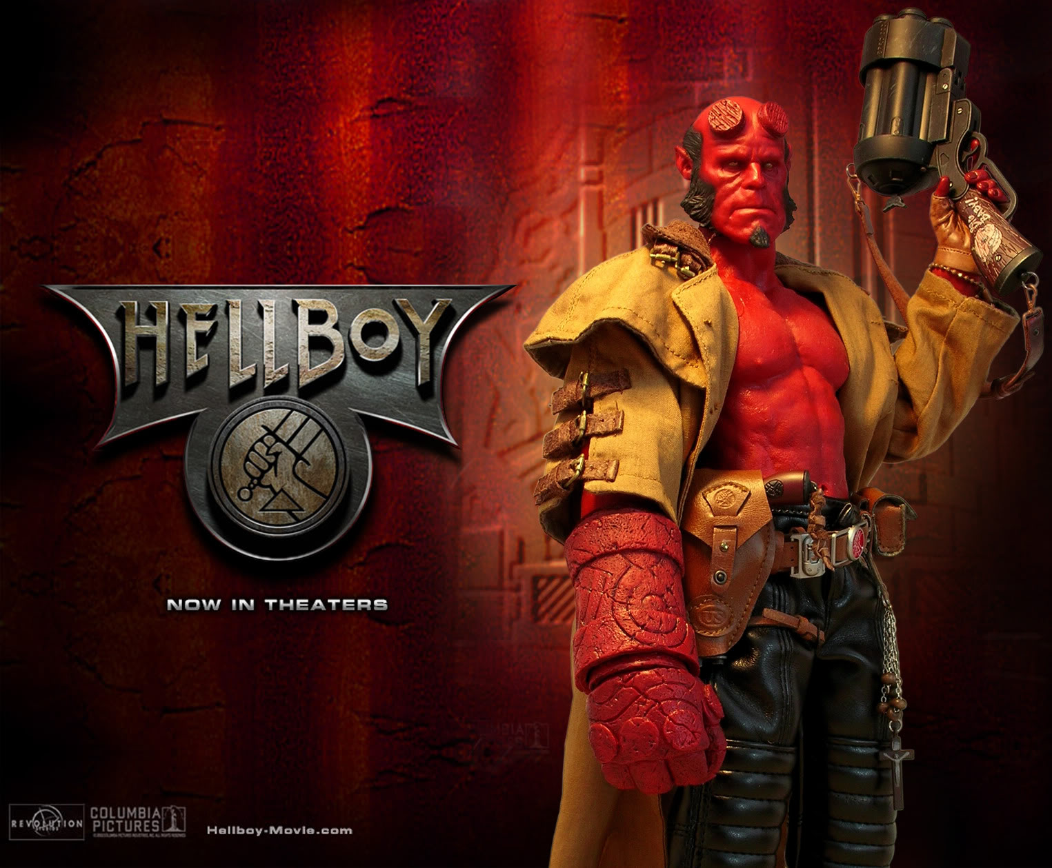 movie, hellboy (2004), figurine, hellboy 32K