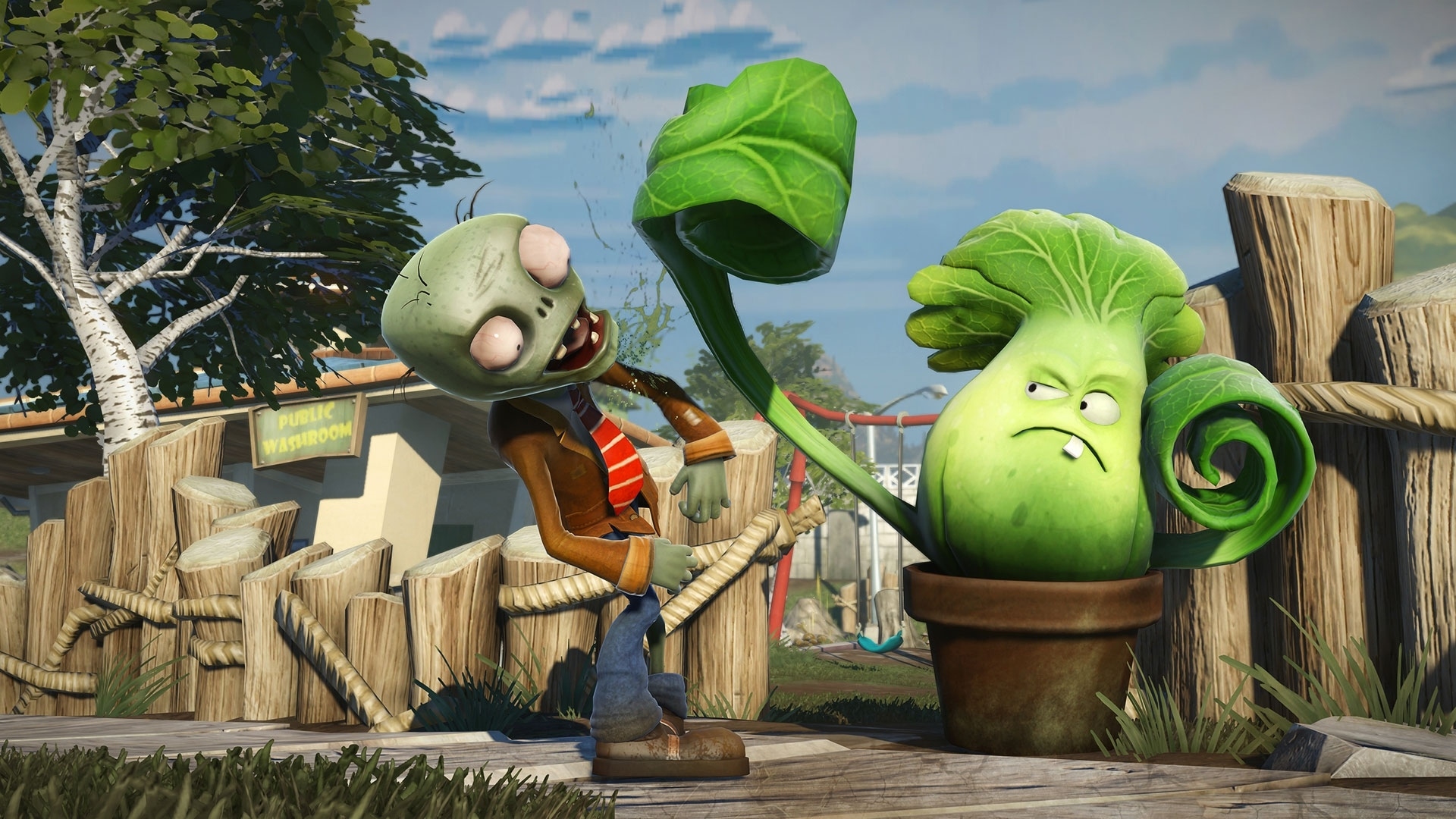 Download Plants vs Zombies HD Wallpaper - Wallpaper Safari