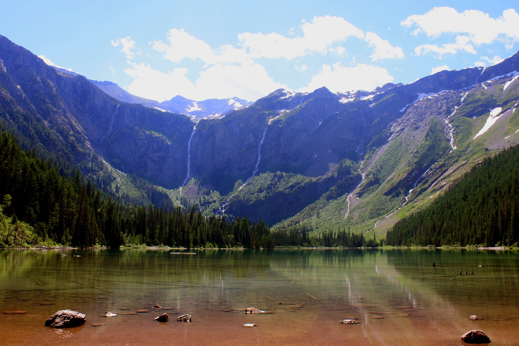 montana, earth, glacier national park, lake, mountain, nature, scenic, wilderness, national park for android