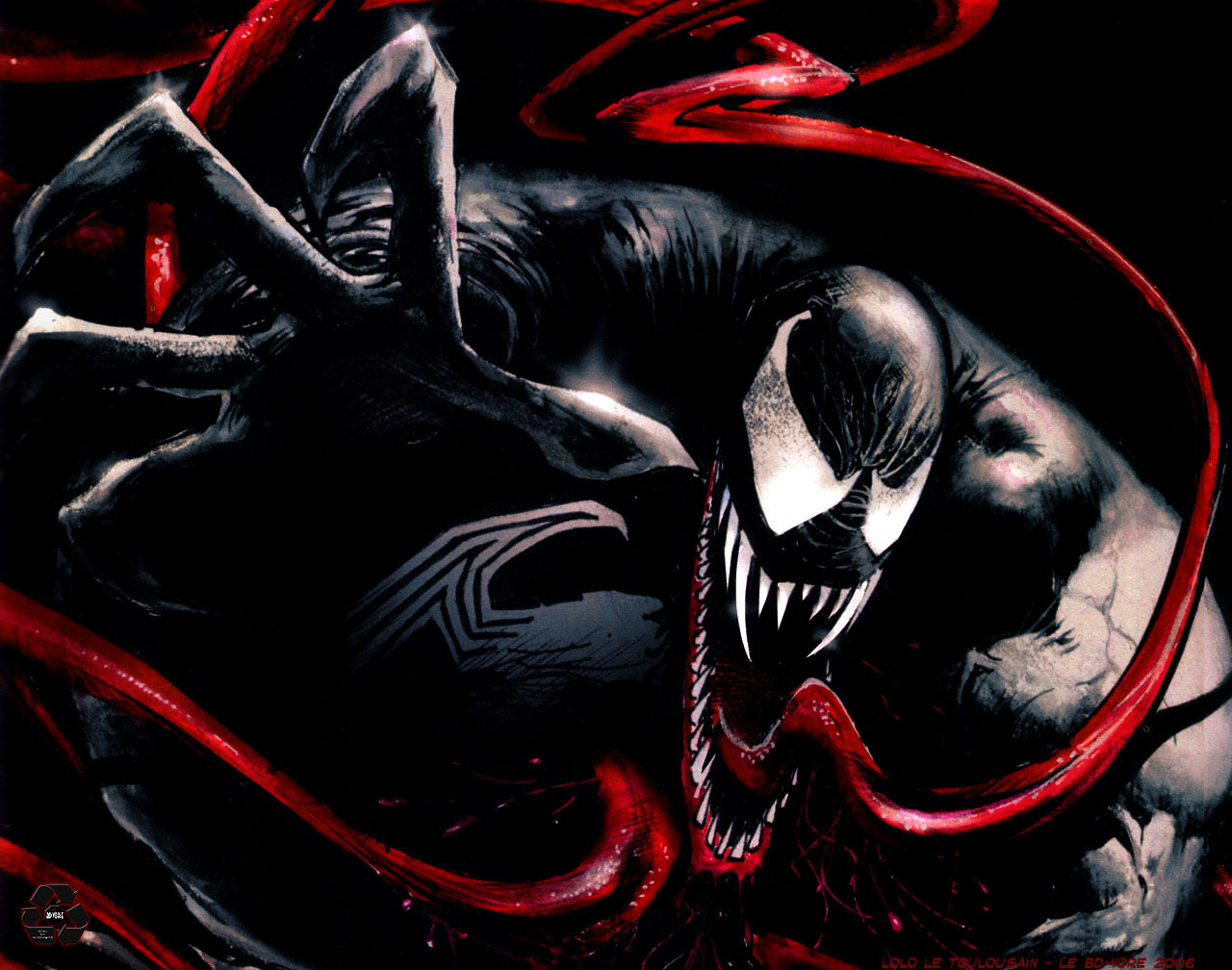 Mobile wallpaper venom, comics