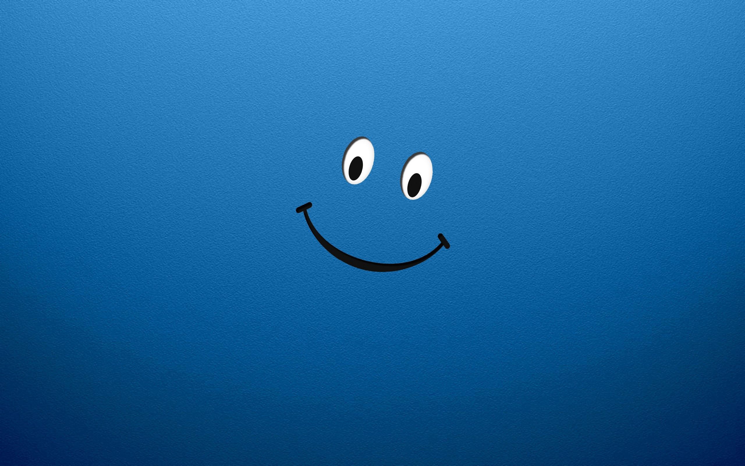 Free HD blue, picture, drawing, smile, vector, white