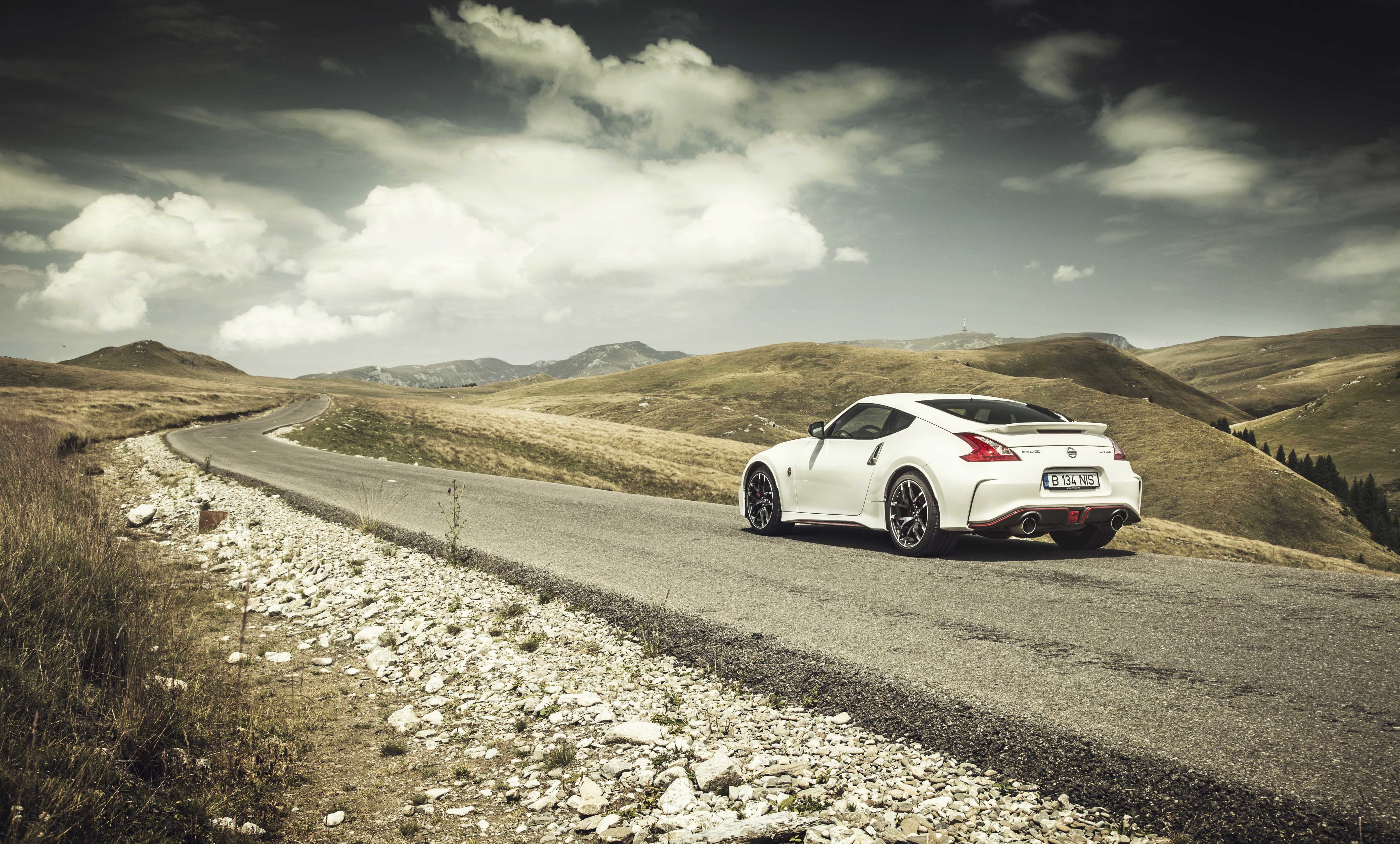 Download mobile wallpaper 370Z, Side View, Road, Cars, Nissan for free.