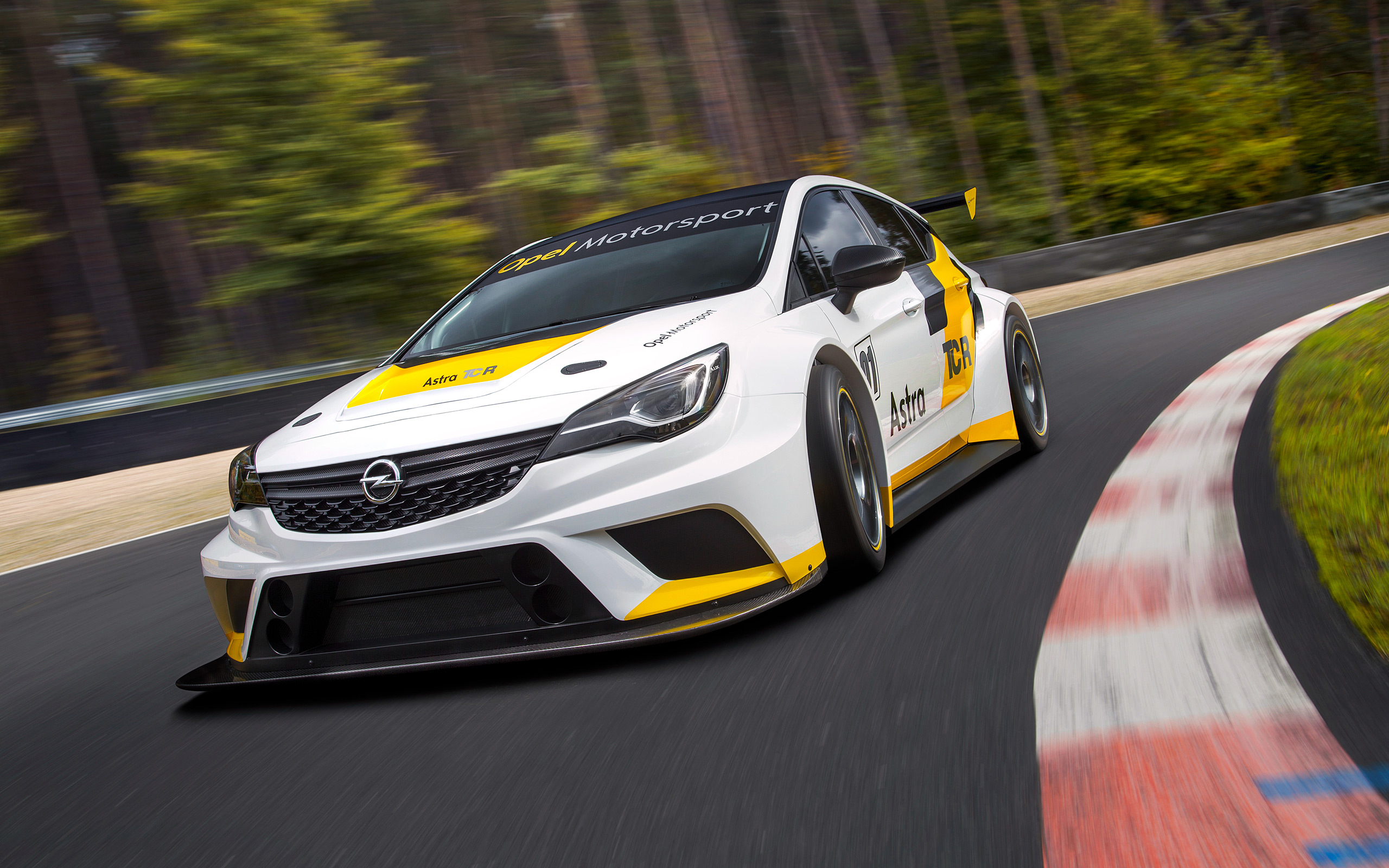 Download mobile wallpaper Opel, Car, Race Car, Vehicles, White Car, Opel Astra Tcr for free.