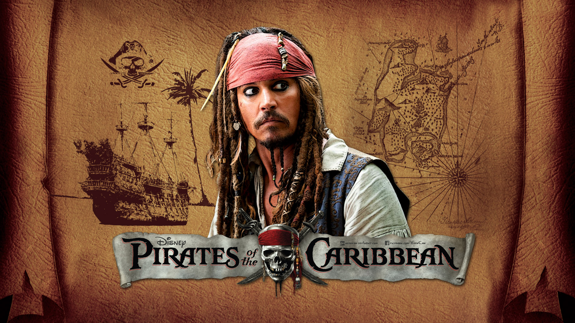 jack sparrow, pirates of the caribbean, disney, johnny depp, movie