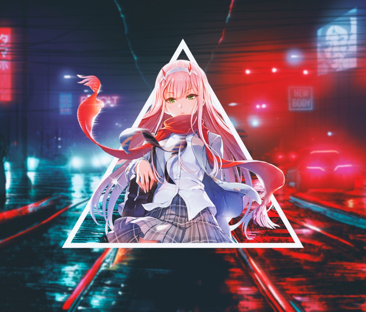 Обои на рабочий стол: Аниме, Милый Во Франксе, Zero Two (Дорогая В Franxx)  - скачать картинку на ПК бесплатно № 1360057