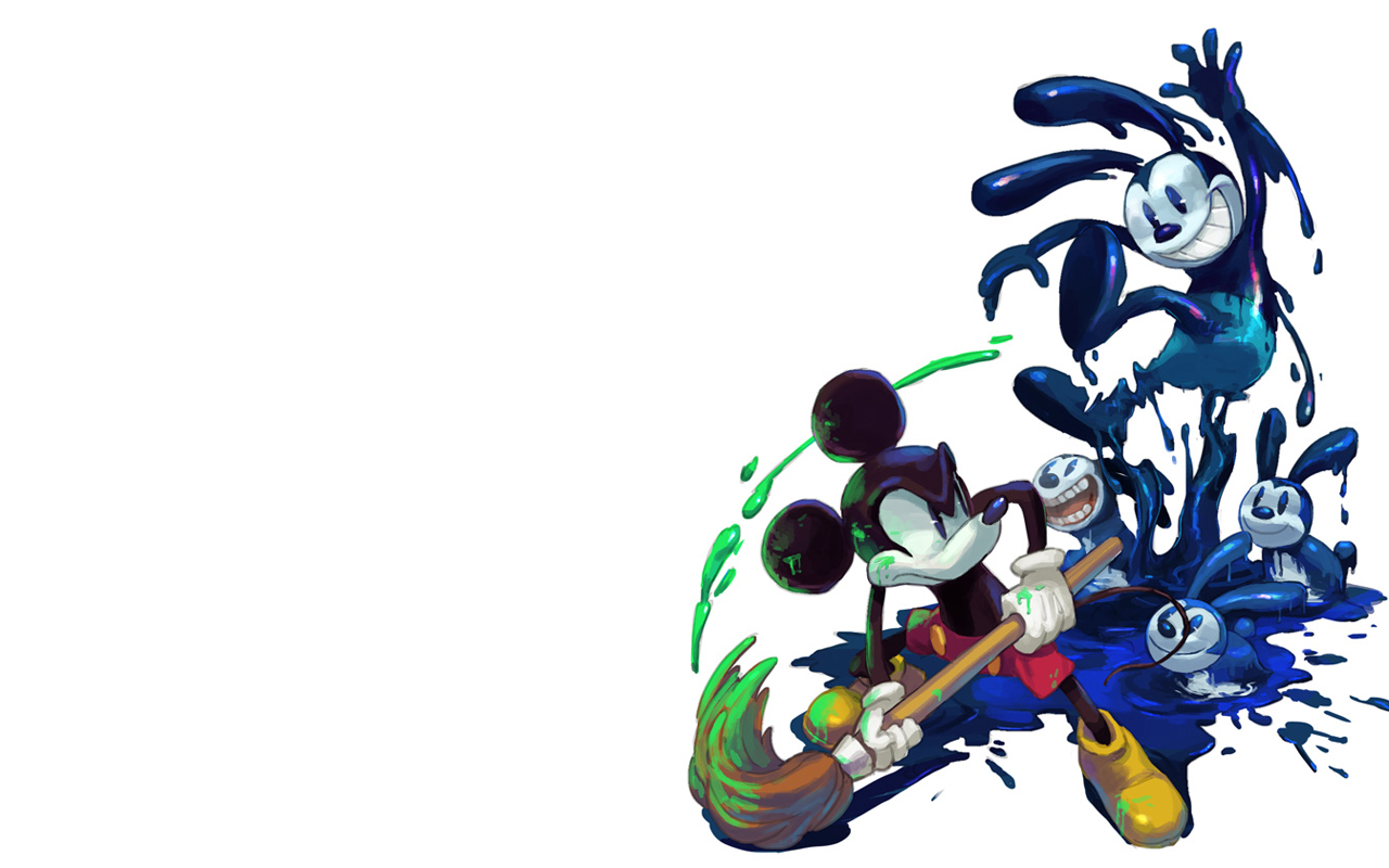 Download background mickey mouse, epic mickey, video game