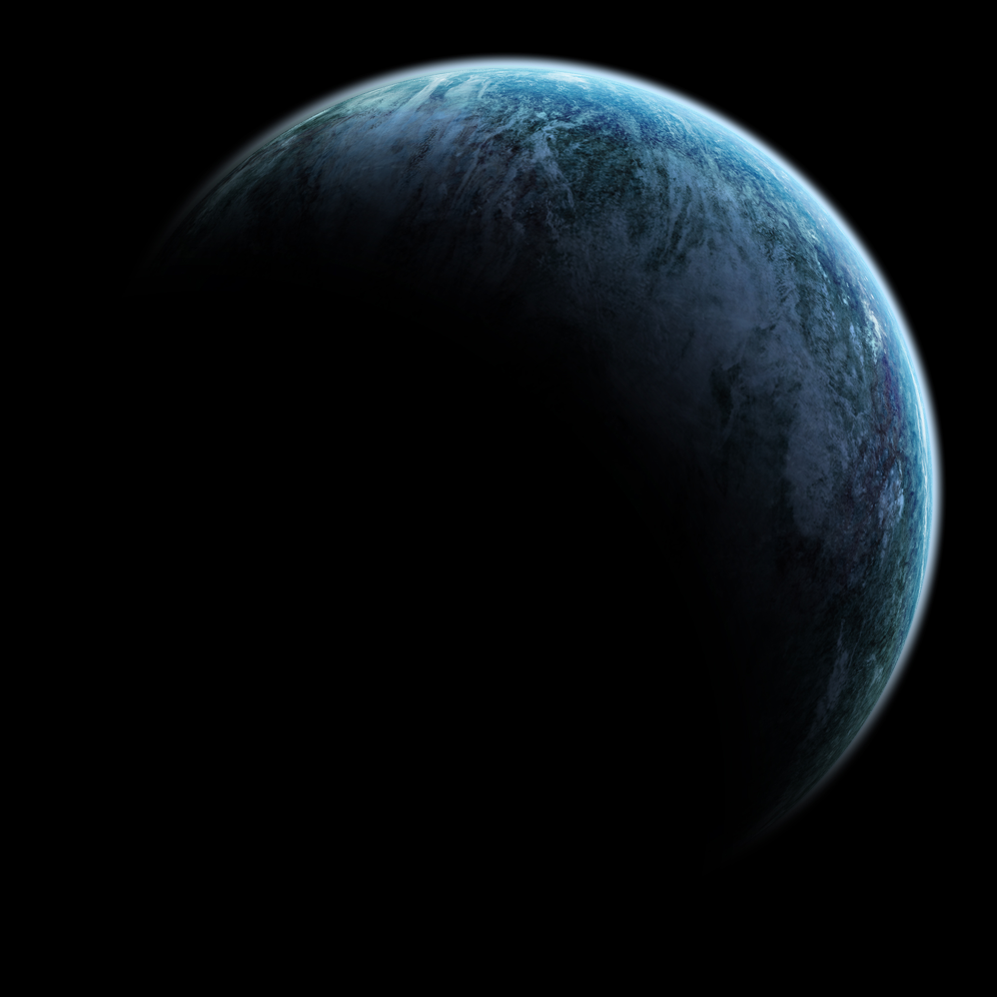 Планета земля темная
