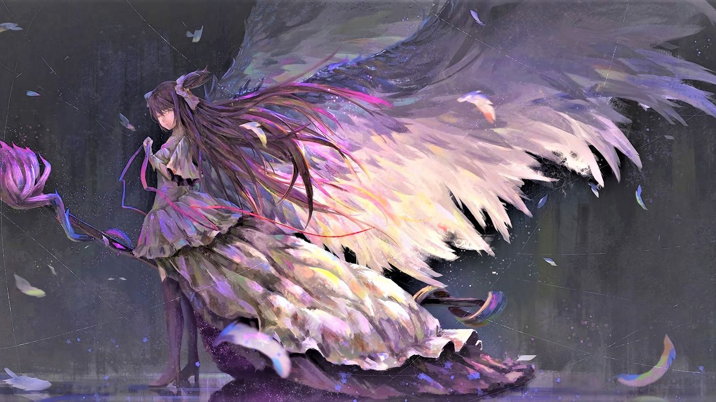 Мадока Магика с крыльями