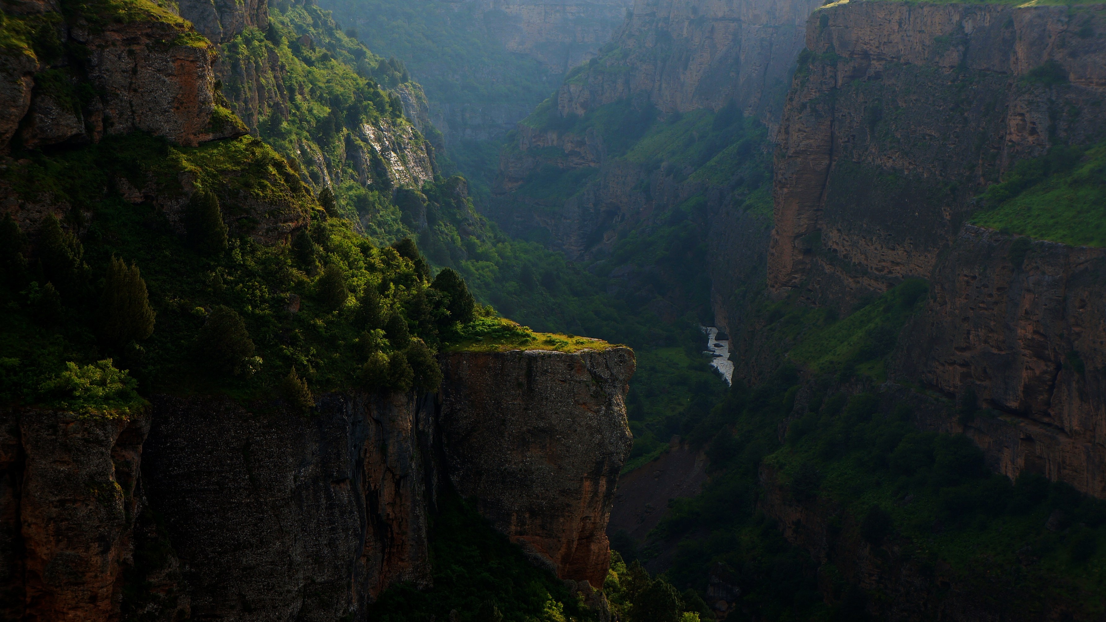 mountains, rocks, nature, rivers, canyon, break, precipice iphone wallpaper