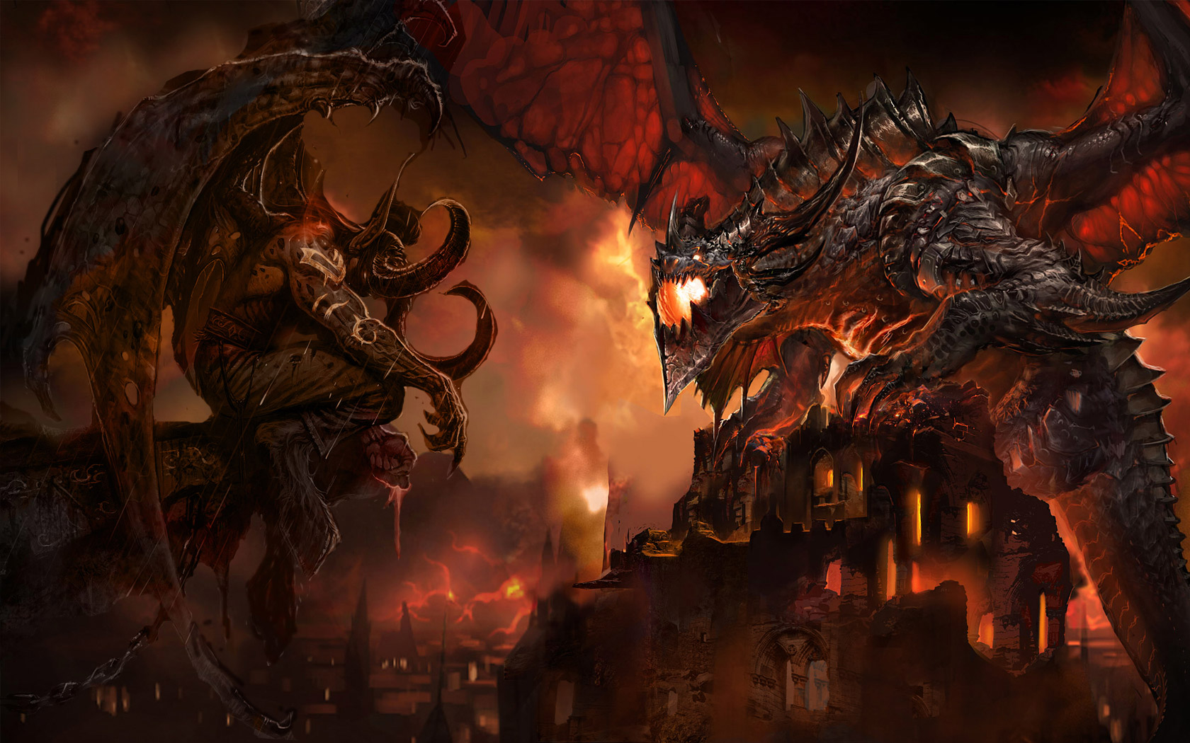 video game, world of warcraft, deathwing (world of warcraft), illidan stormrage, warcraft wallpapers for tablet