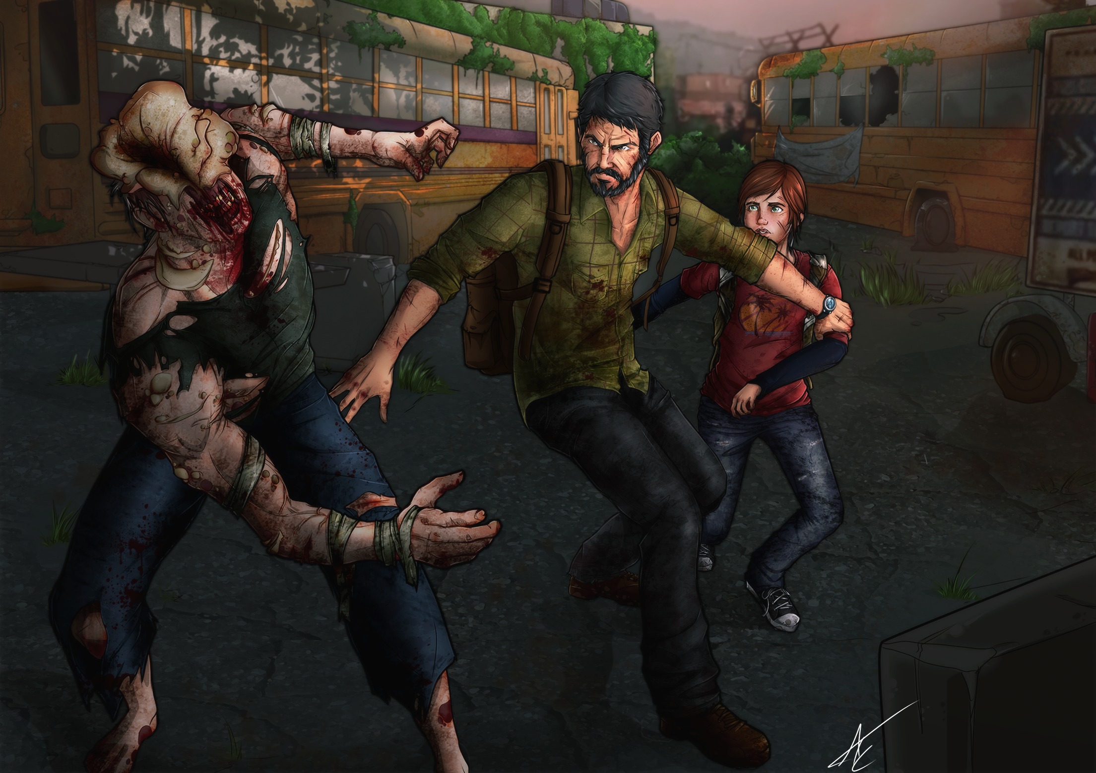 HD desktop wallpaper: Video Game, The Last Of Us, Ellie (The Last Of Us),  Joel (The Last Of Us) download free picture #1506998