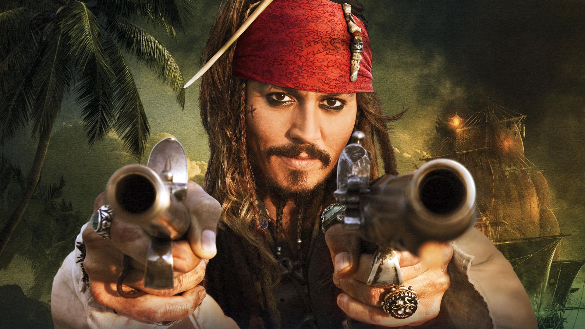 pirates of the caribbean: on stranger tides, jack sparrow, johnny depp, pirates of the caribbean, movie Full HD