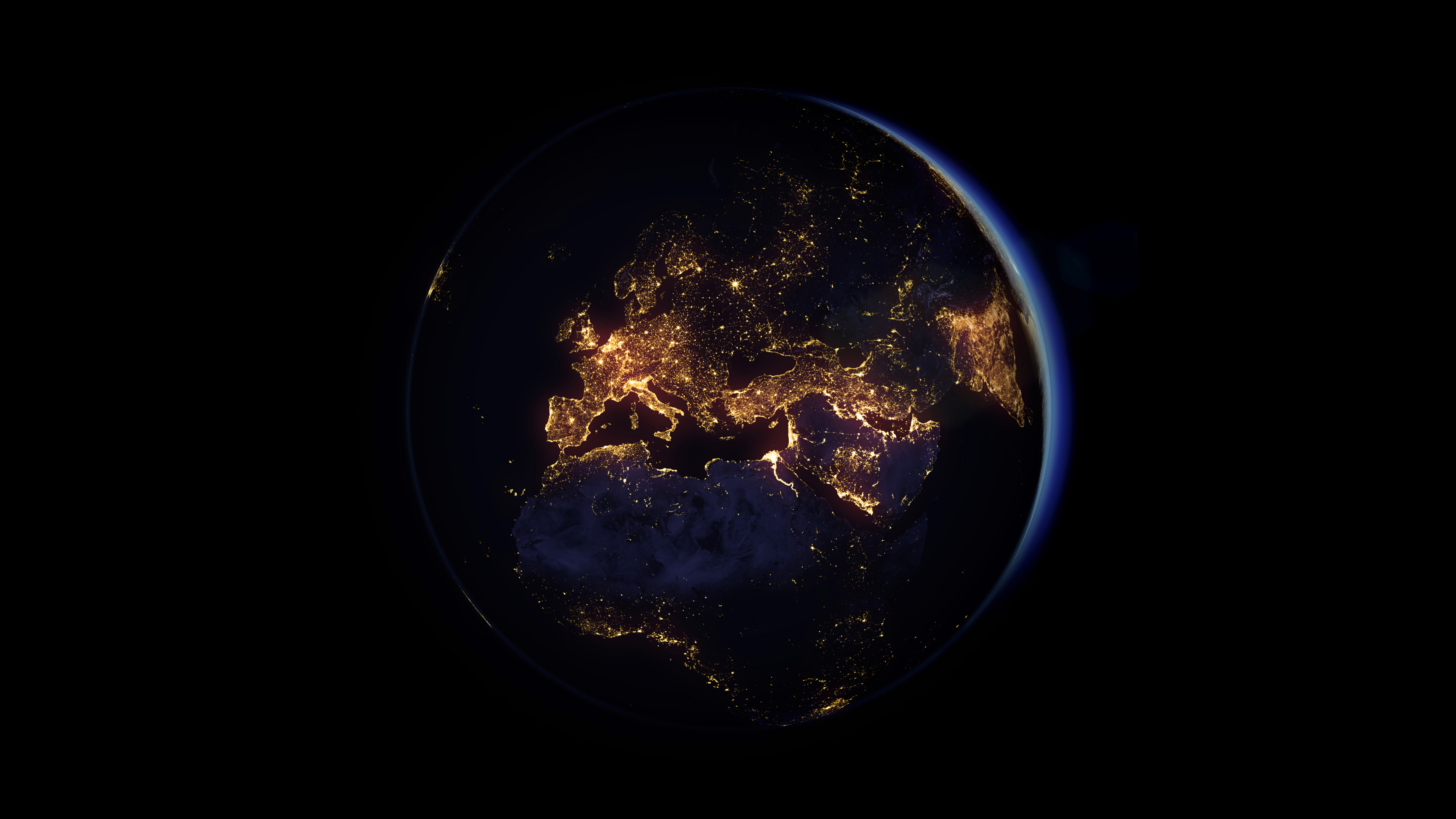 Снимок земли из космоса