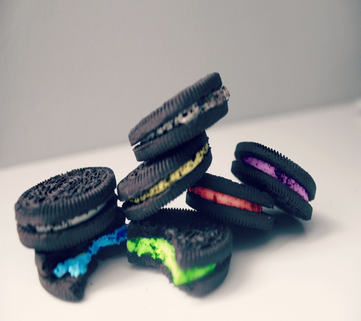 food, cookie, colorful, oreo HD wallpaper
