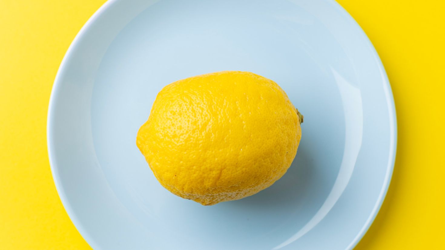 Картина минималистичный лимон