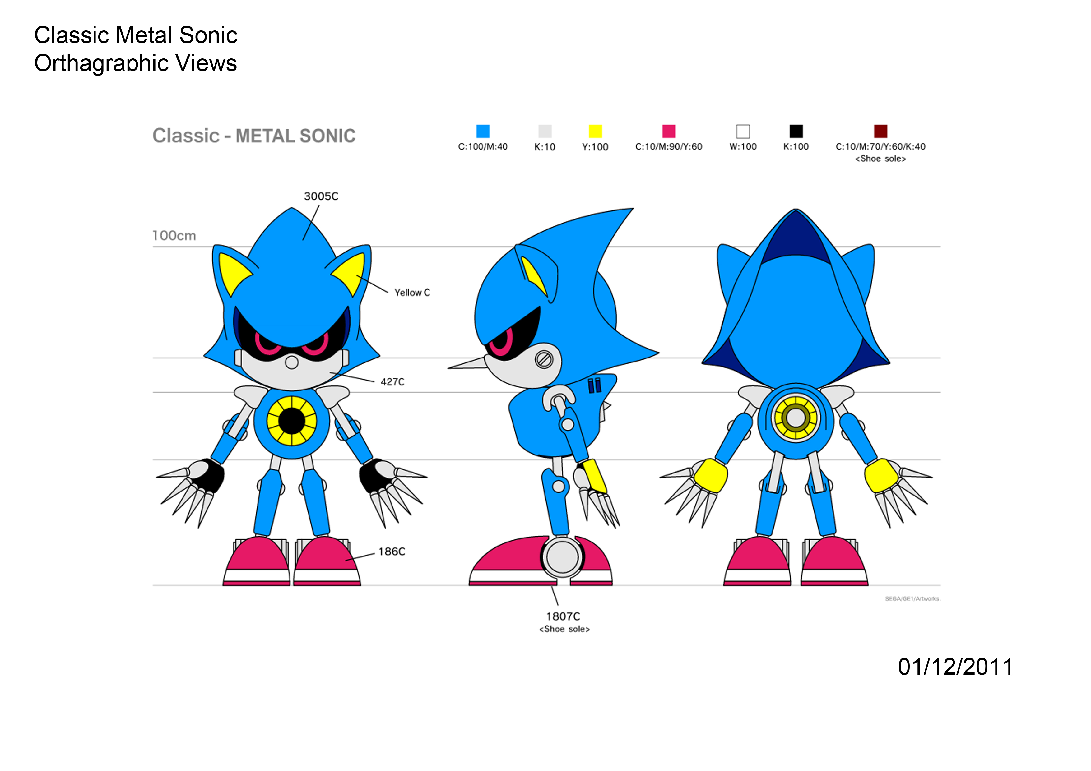 Metal sonic нарисовать