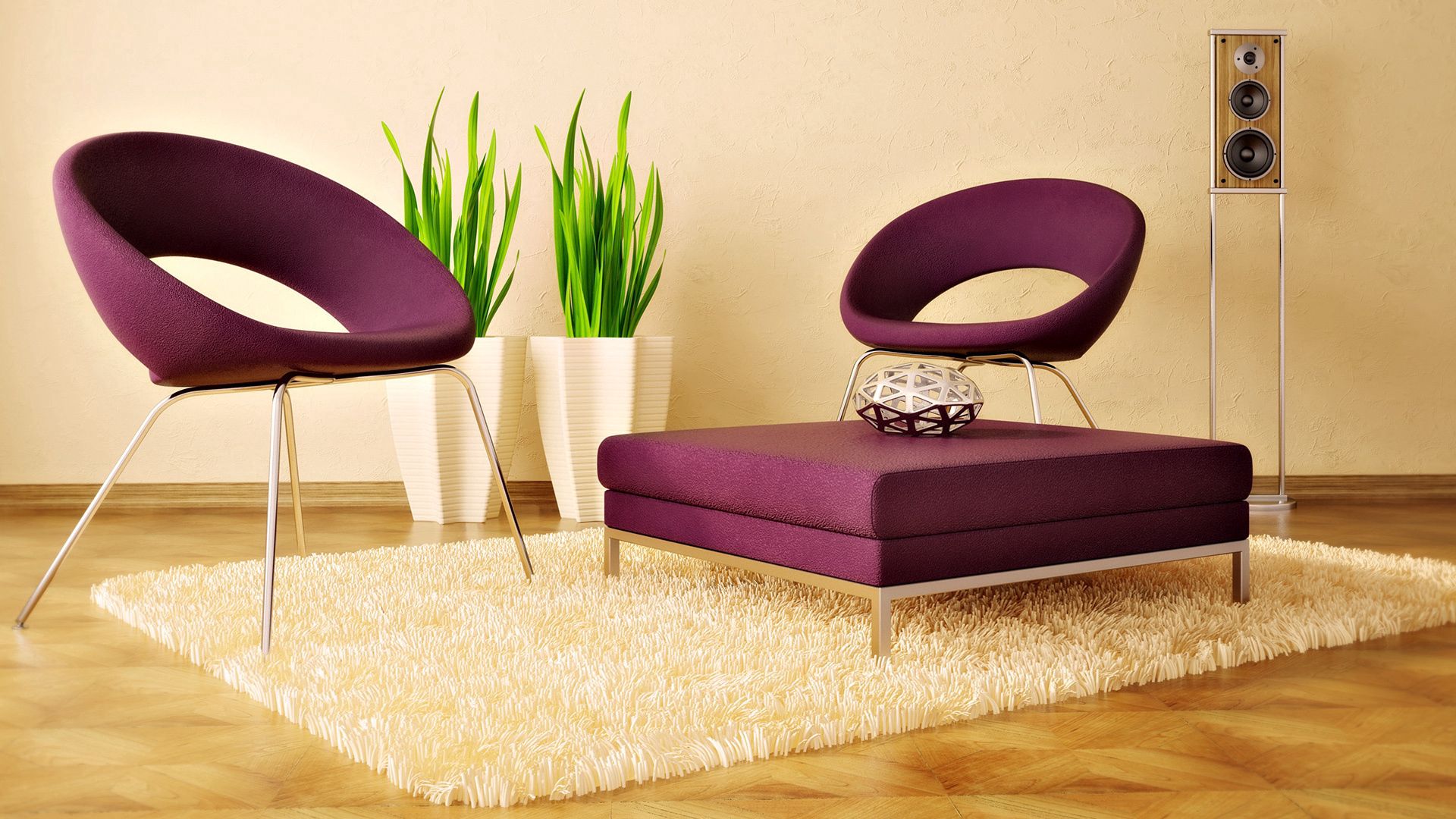 vertical wallpaper plant, miscellanea, miscellaneous, armchair, furniture, mat, column, rug