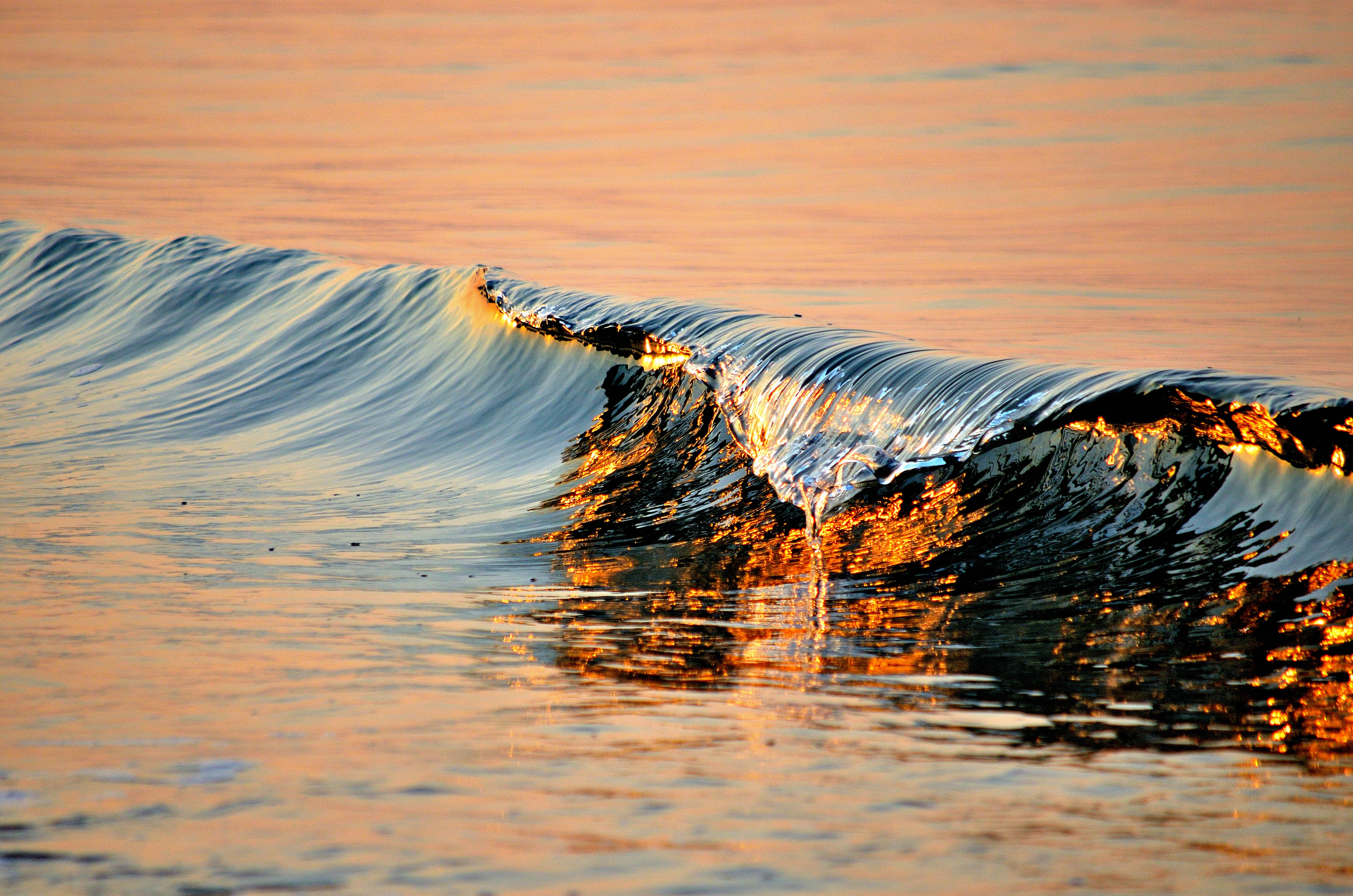 wave, nature, water, sea, wavy, surf Smartphone Background