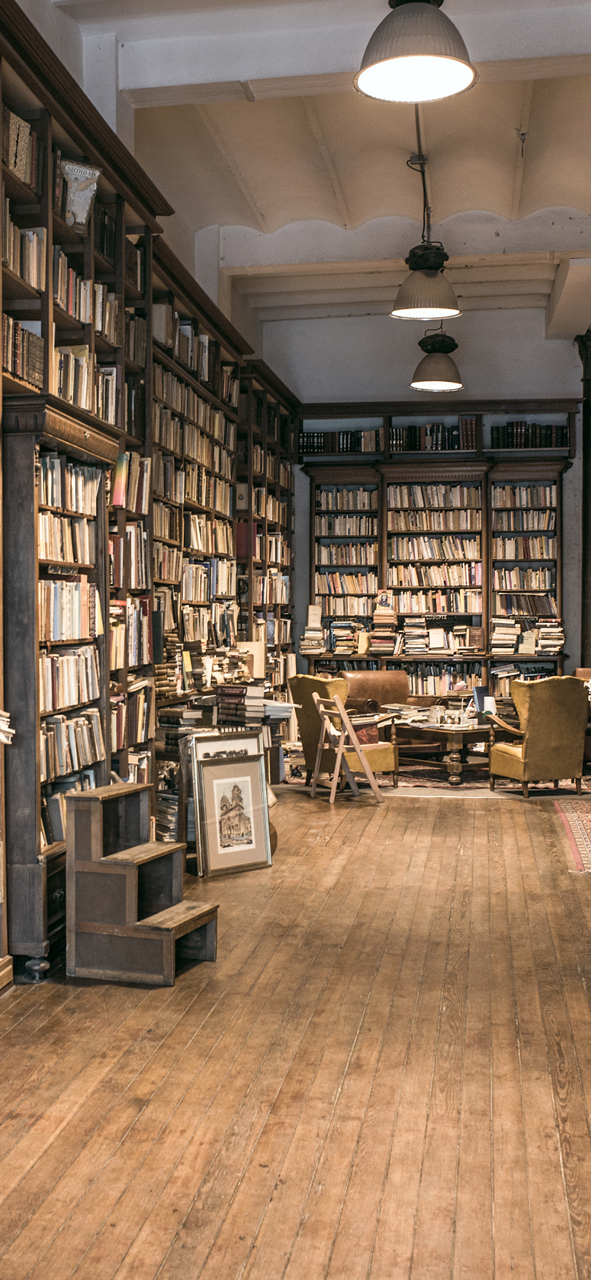 man made, library, room, shelf, book Aesthetic wallpaper