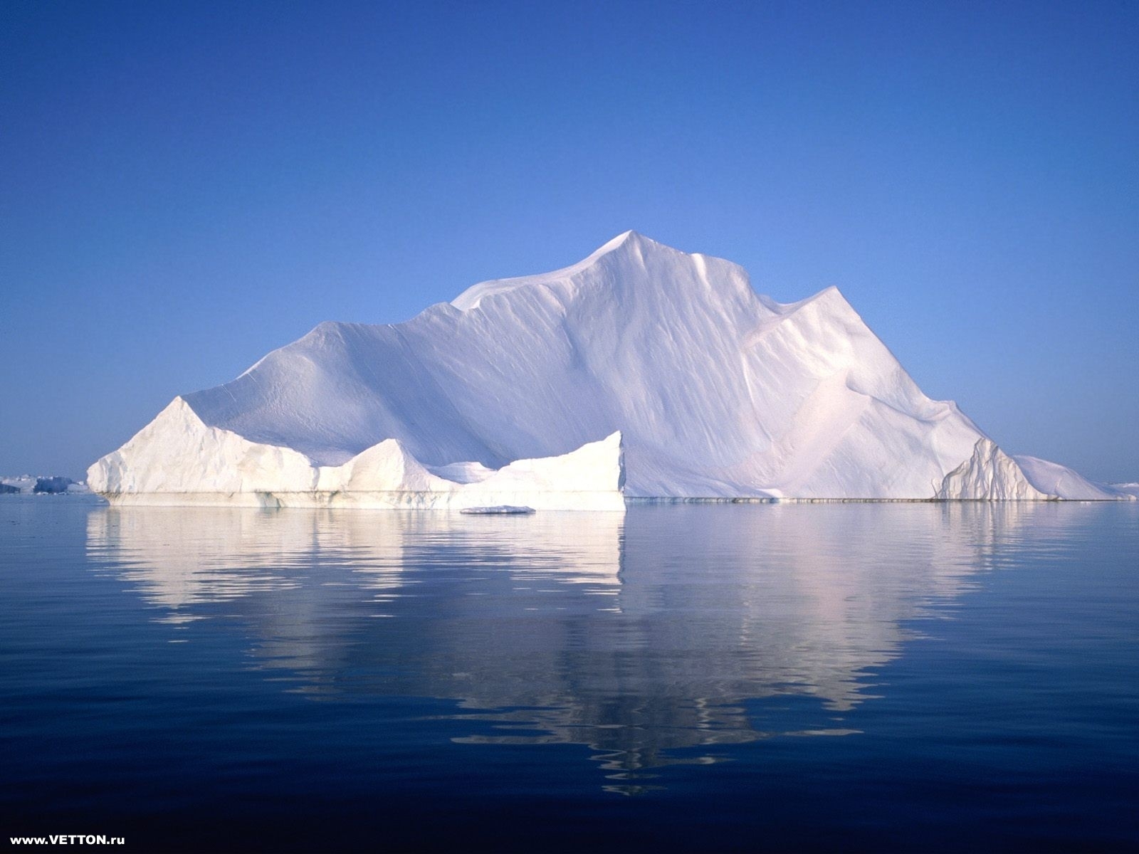 landscape, winter, water, sea, icebergs, blue
